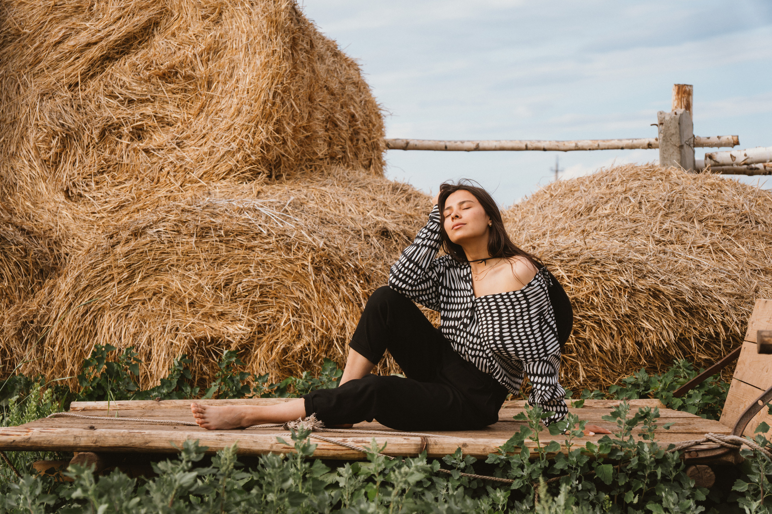 Софья и лошади. Портретный и семейный фотограф в Перми Мила Ульянова