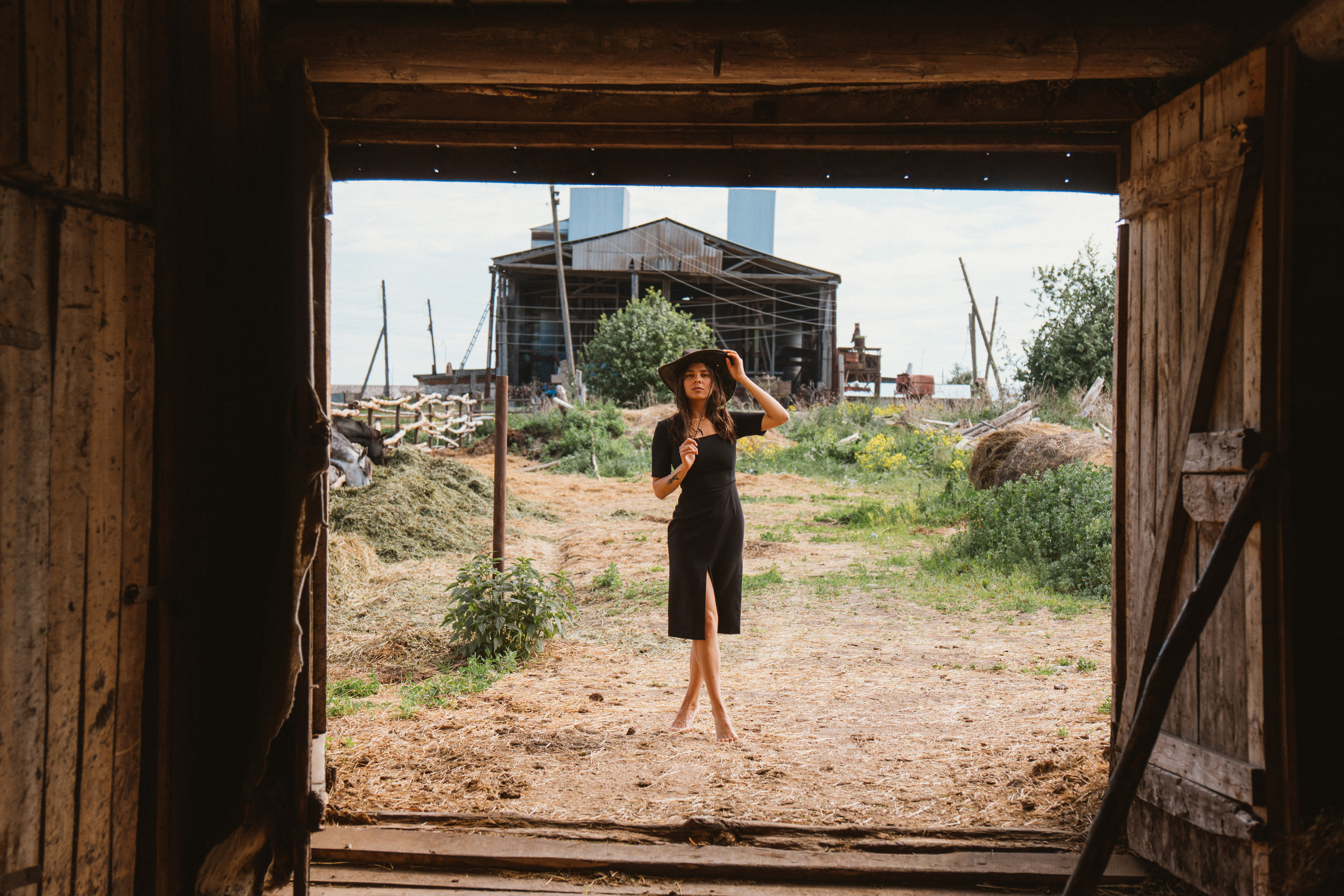 Софья и лошади. Портретный и семейный фотограф в Перми Мила Ульянова