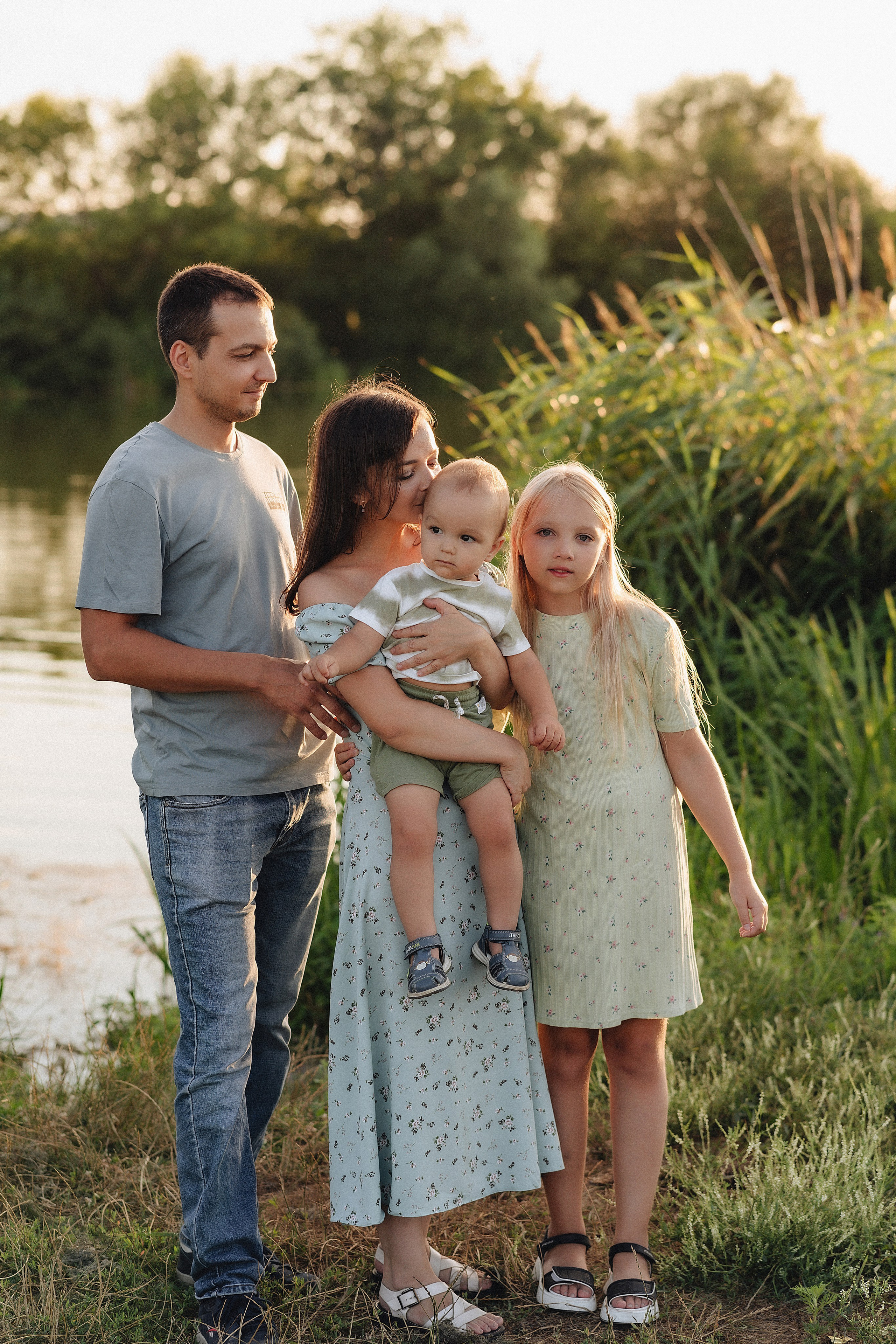 Семейная съемка на закате. Фотограф Карина Шмулёва. Воронеж и область