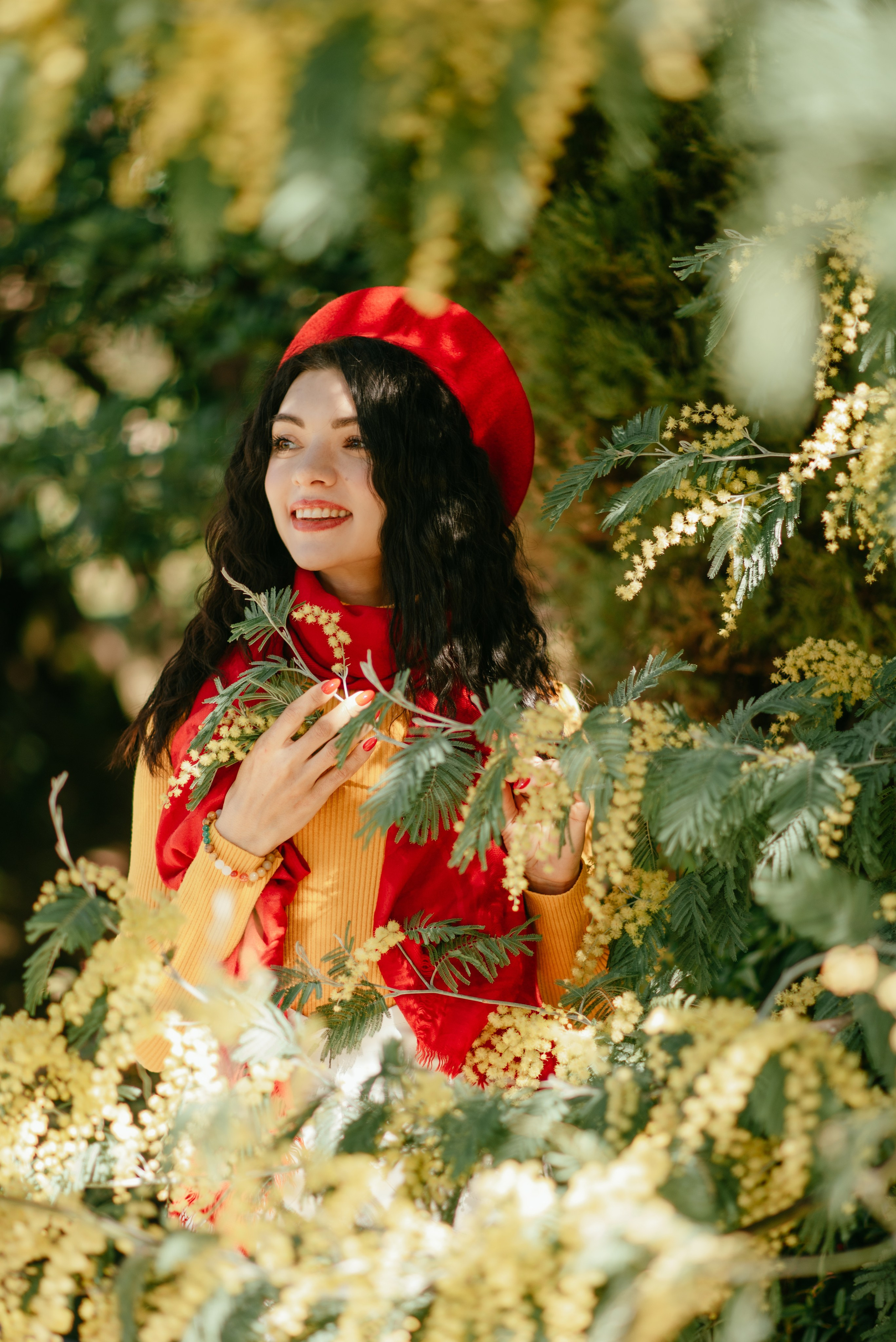 Мимоза. Семейный и женский фотограф Лоо Краснодар Сочи Энем Татьяна Трибурт