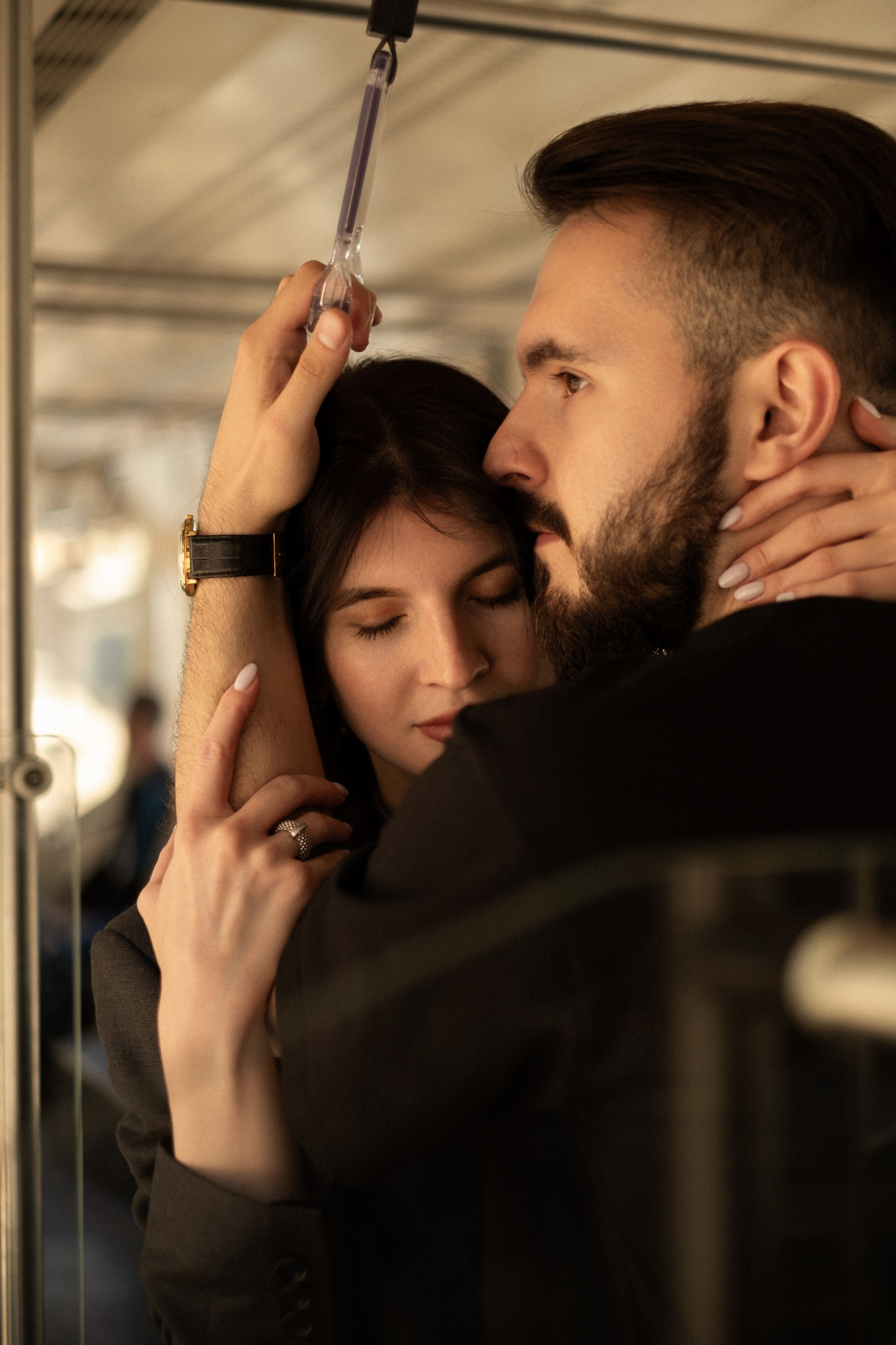 Настя и Максим. Фотограф в Москве. Женский и мужской портрет, лавстори (love story)