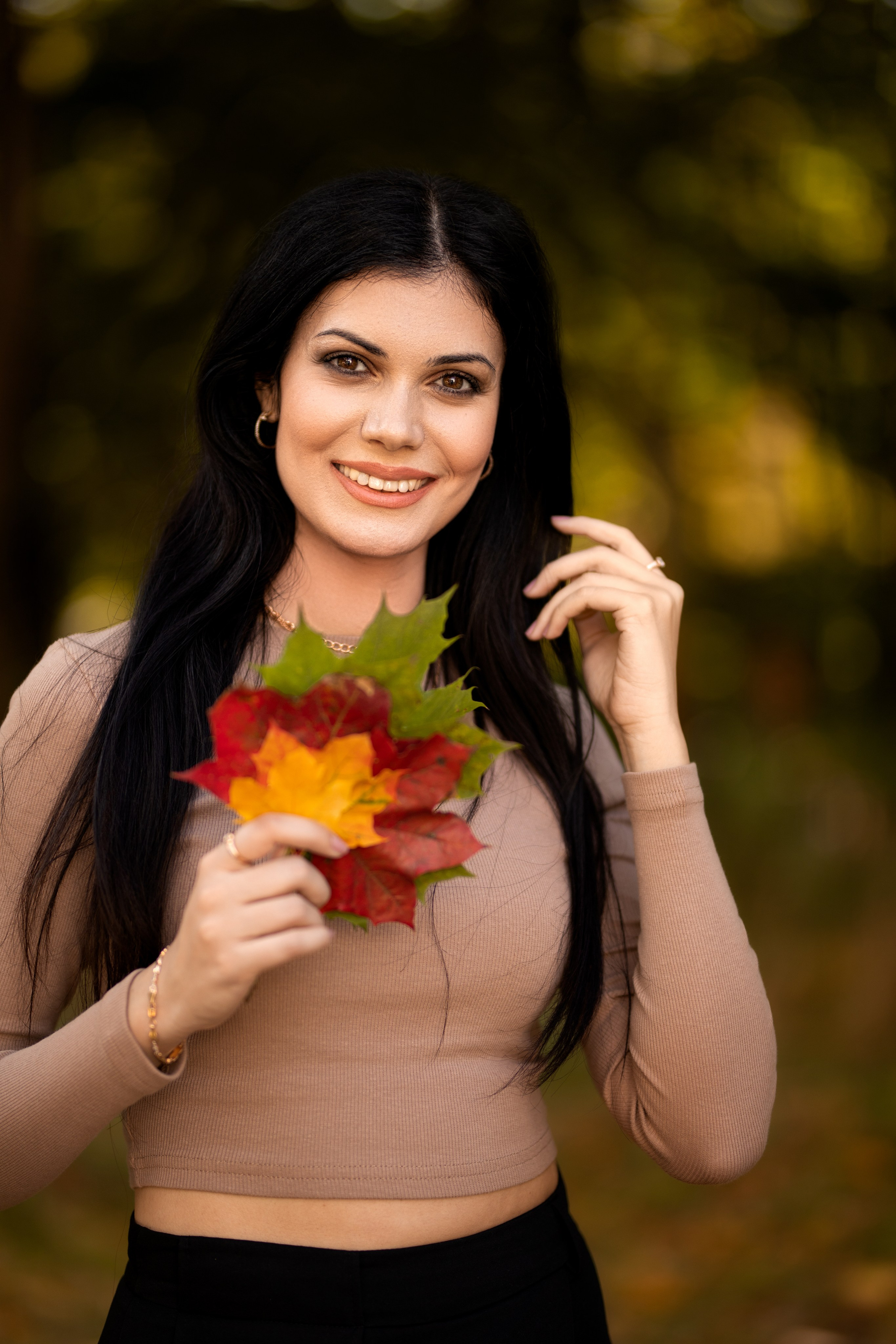 Осенняя съемка с Эльвирой в парке Воронежа