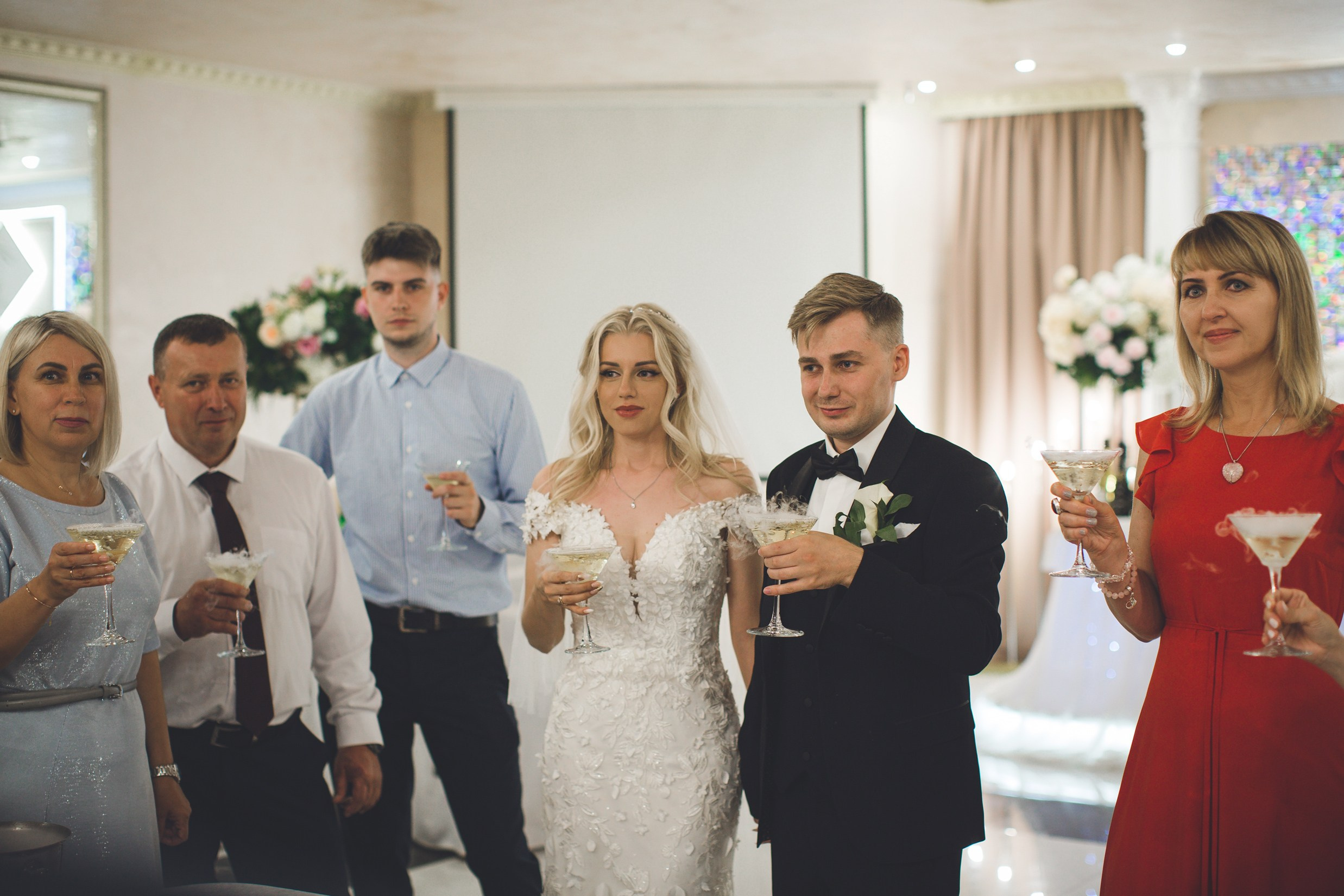 Свадьба с гостями. Свадебный и портретный фотограф Москва