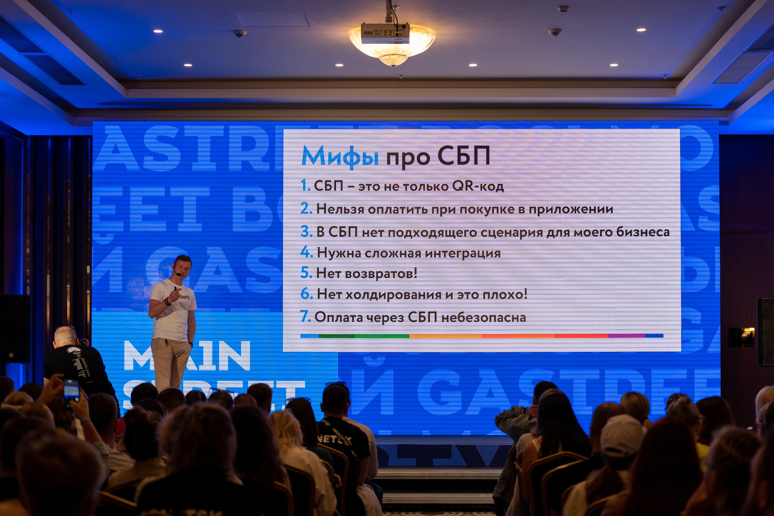 Фотоотчет партнерской интеграции СБП на Gastreet 2023. Репортажный фотограф в Красной Поляне и Сочи Павлюченко Екатерина