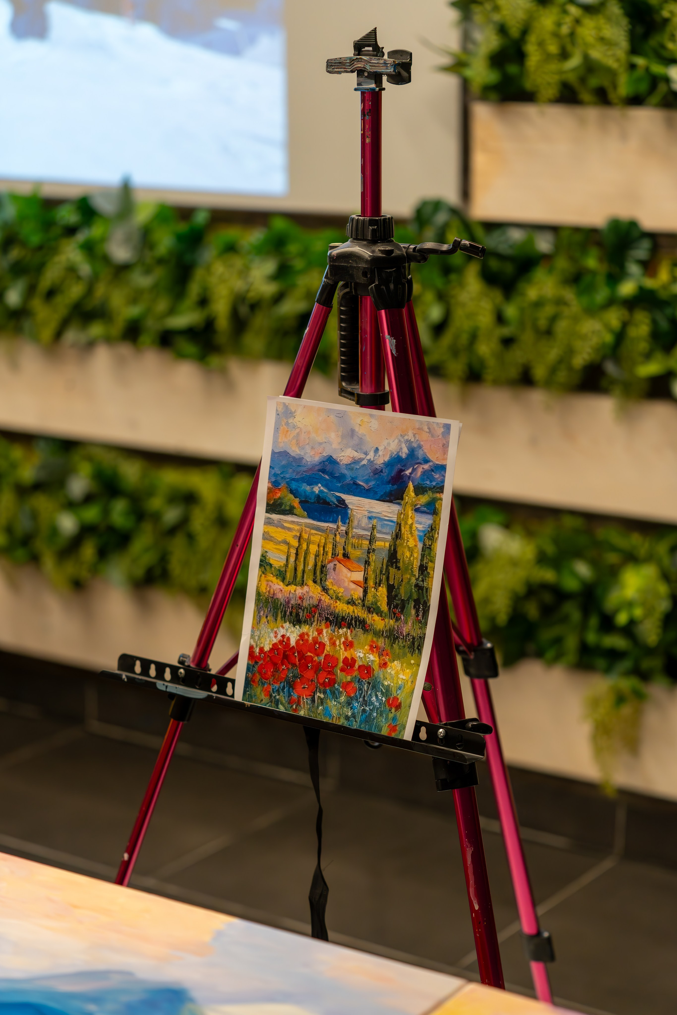 MICE мероприятие — мастер класс по акварели. Репортажный фотограф в Красной Поляне и Сочи Павлюченко Екатерина