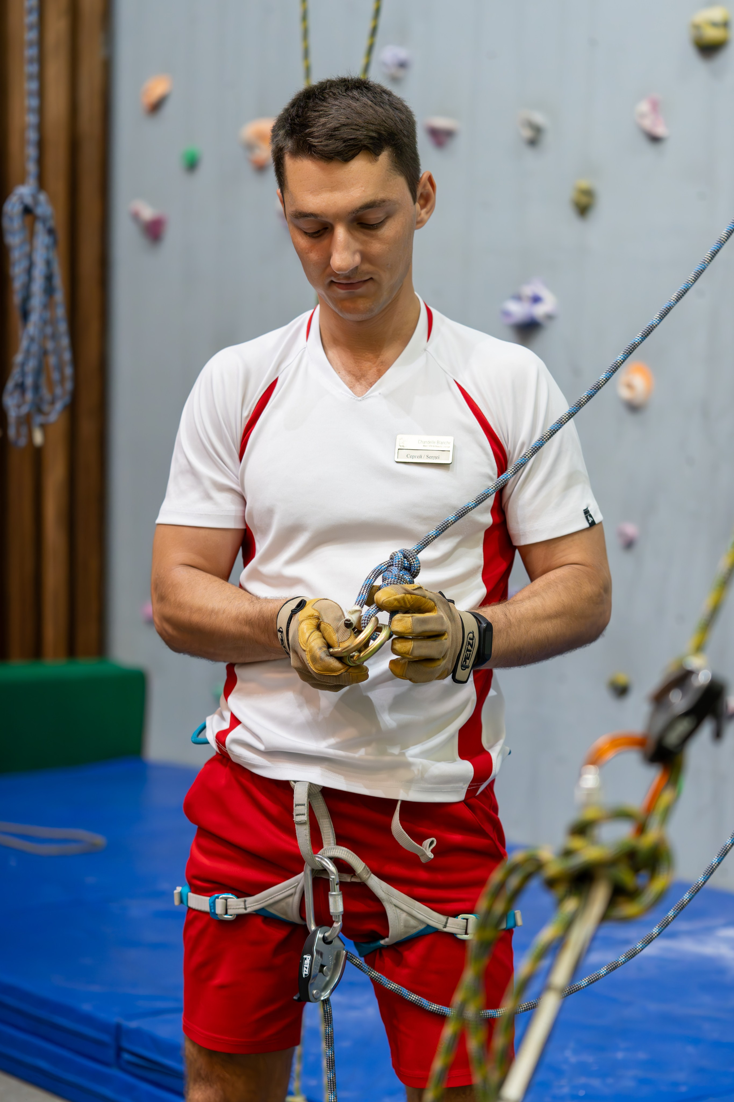 Контент съемка для скалодрома на курорте Газпром Поляна. Репортажный фотограф в Красной Поляне и Сочи Павлюченко Екатерина