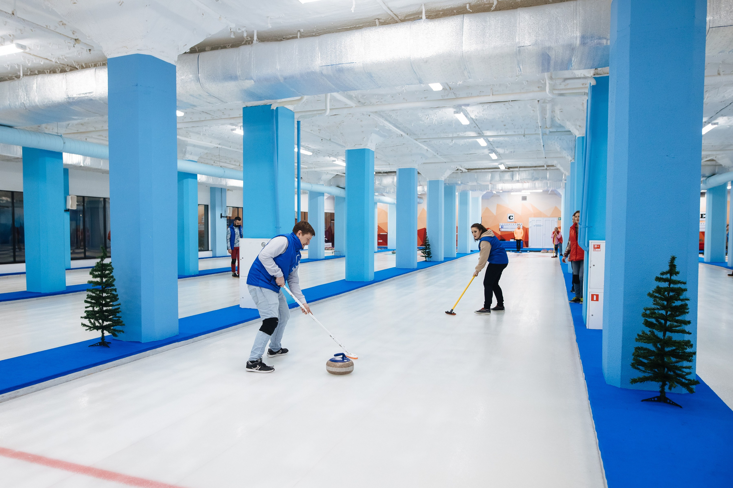 Корпоратив в кёрлинге. Свадебный и семейный фотограф Екатерина Иванова