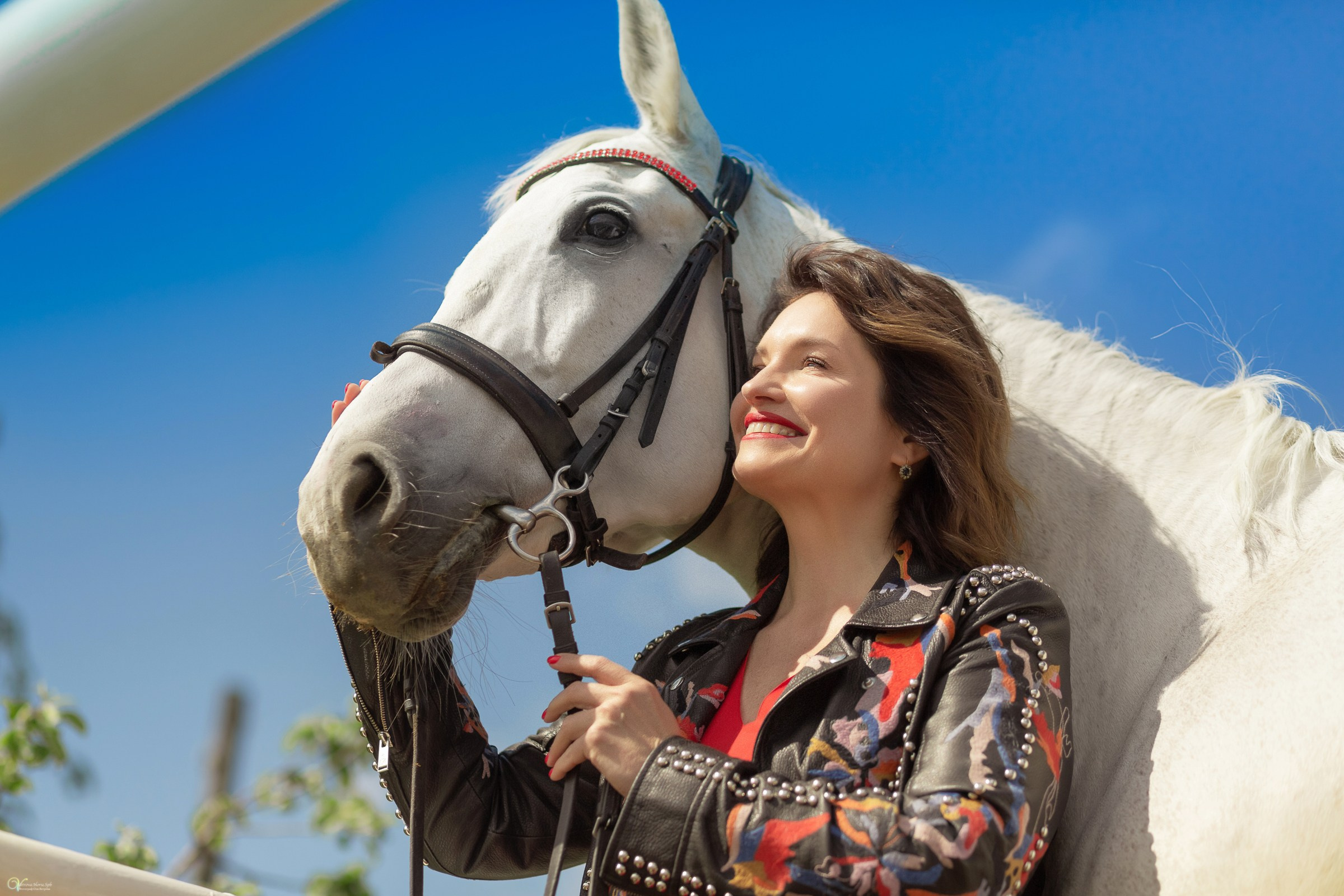 Галина и ее лошадь Сказка. Фотограф женский и мужской портрет Санкт-Петербург