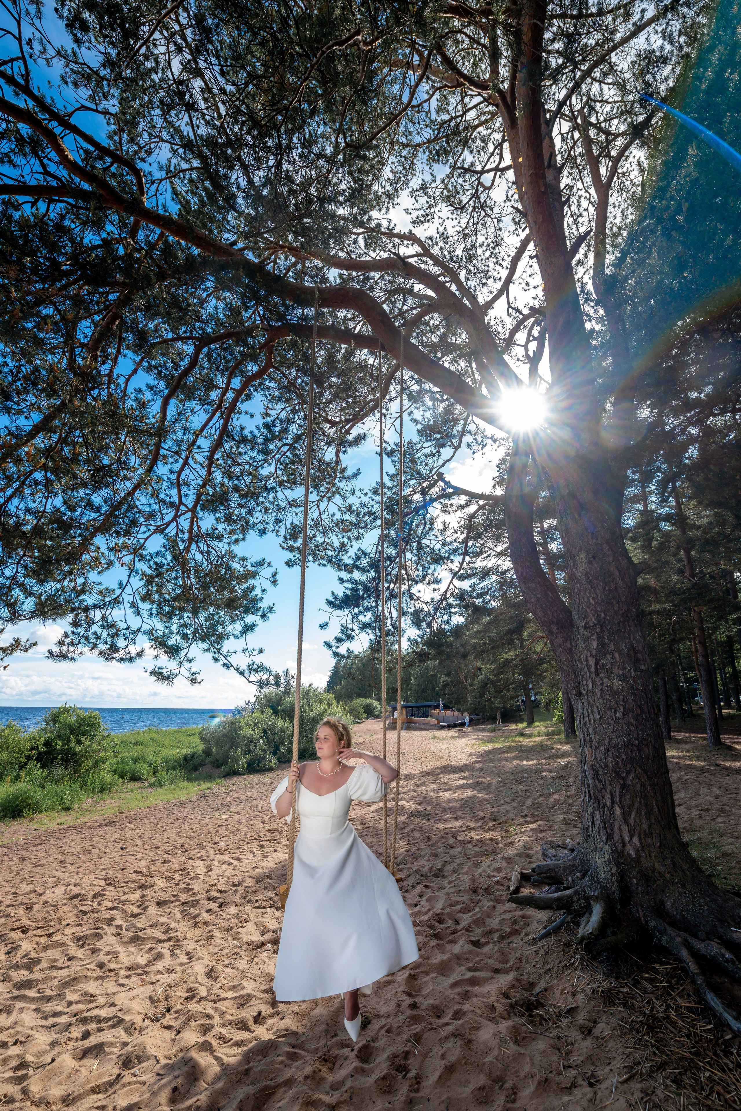 Станислав и Анастасия (нестандартная свадебная фотосессия в лесу и на Финском заливе). Портретный, семейный и свадебный фотограф в Санкт-Петербурге и в Пушкине Ширяев Денис