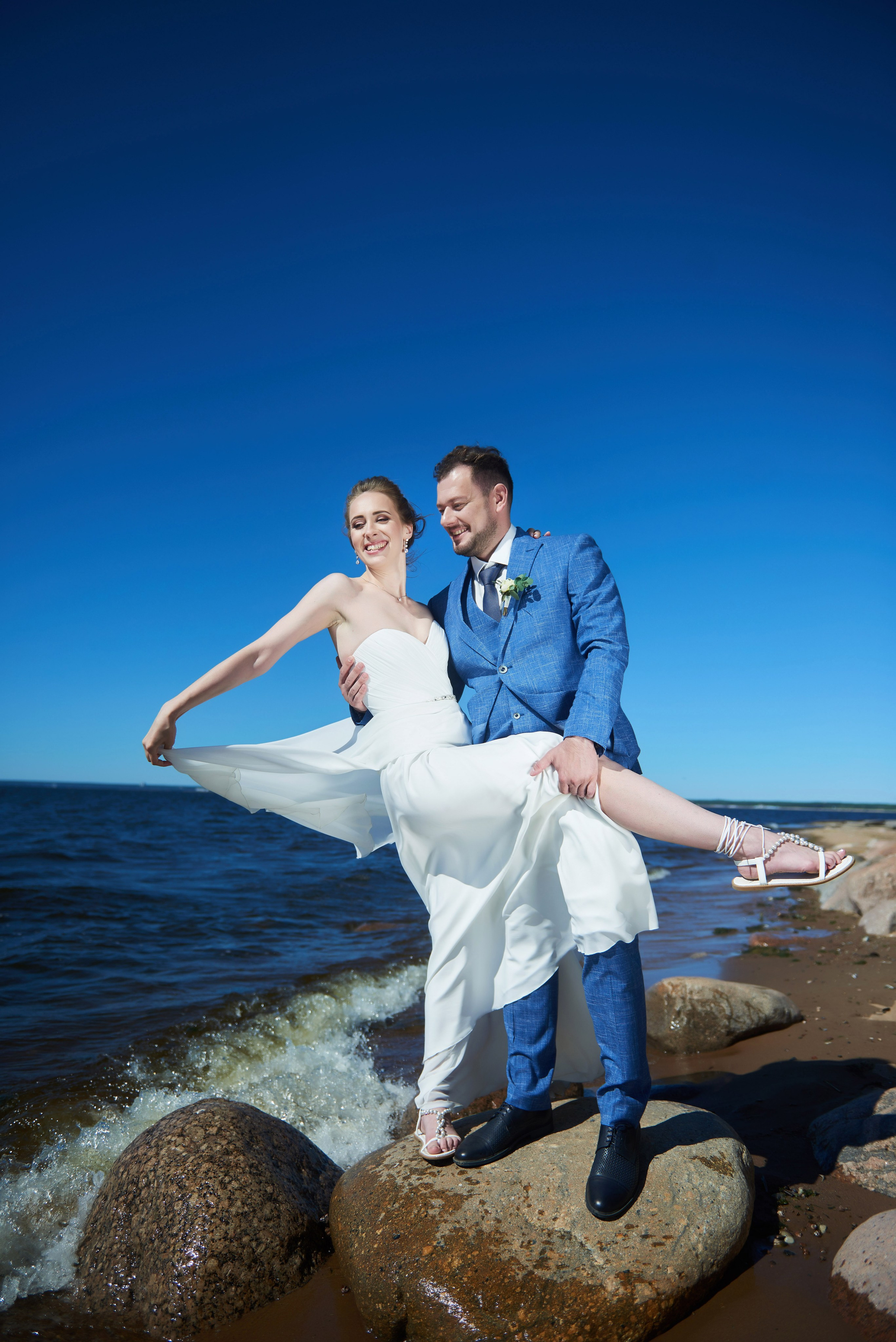 Александра и Вячеслав (фотосессия на берегу Финского залива в парке Дубки в Сестрорецке). Портретный, семейный и свадебный фотограф в Санкт-Петербурге и в Пушкине Ширяев Денис