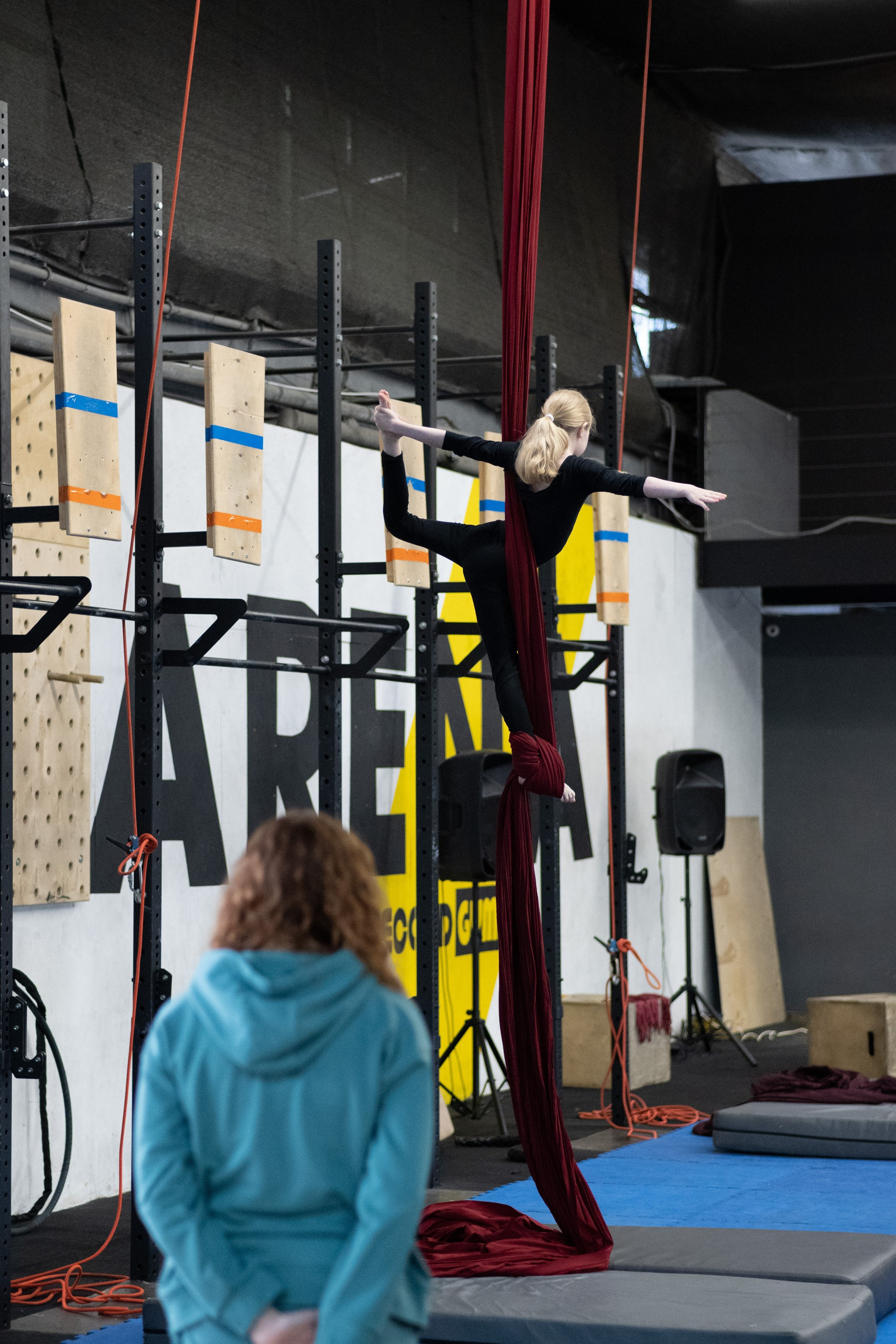 Внутриклубные соревнования по воздушной гимнастике 02.04.23