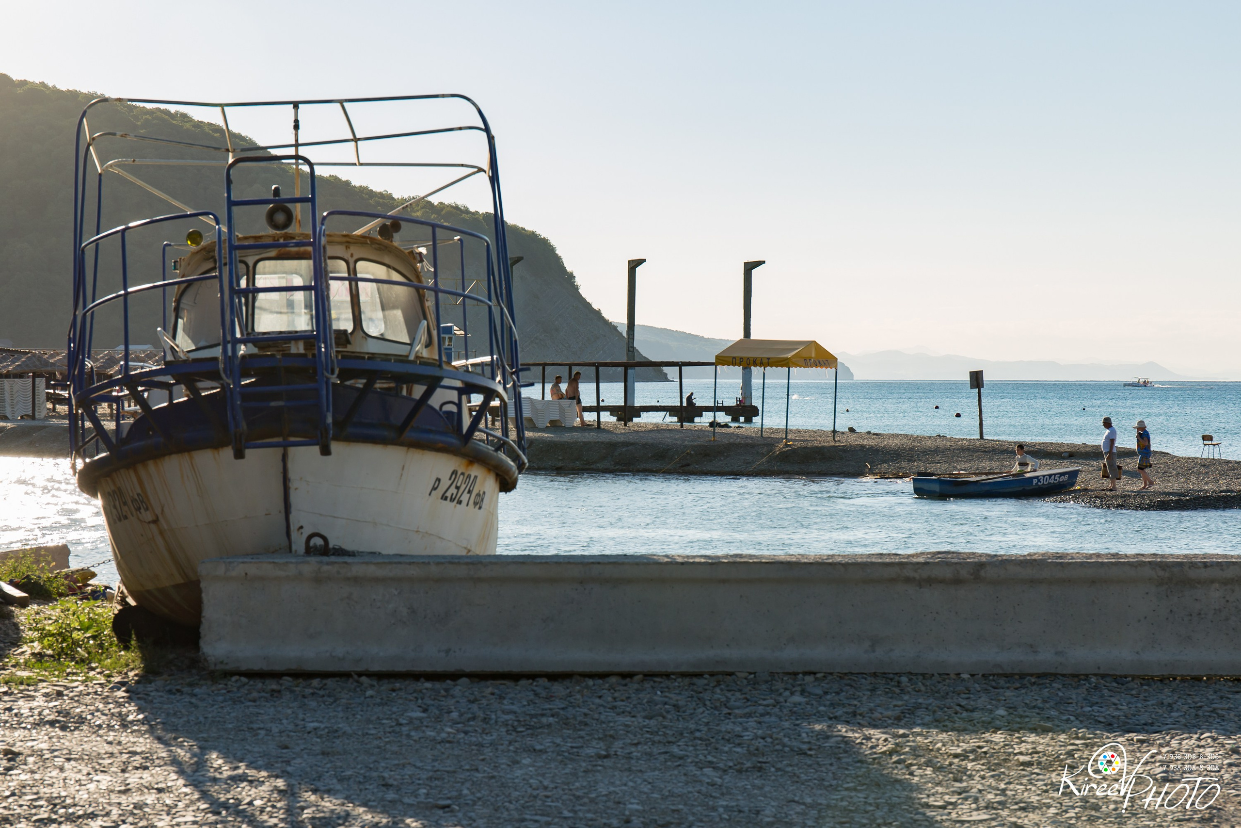Архипо-Осиповка Краснодарский Край Чёрное Море лодка