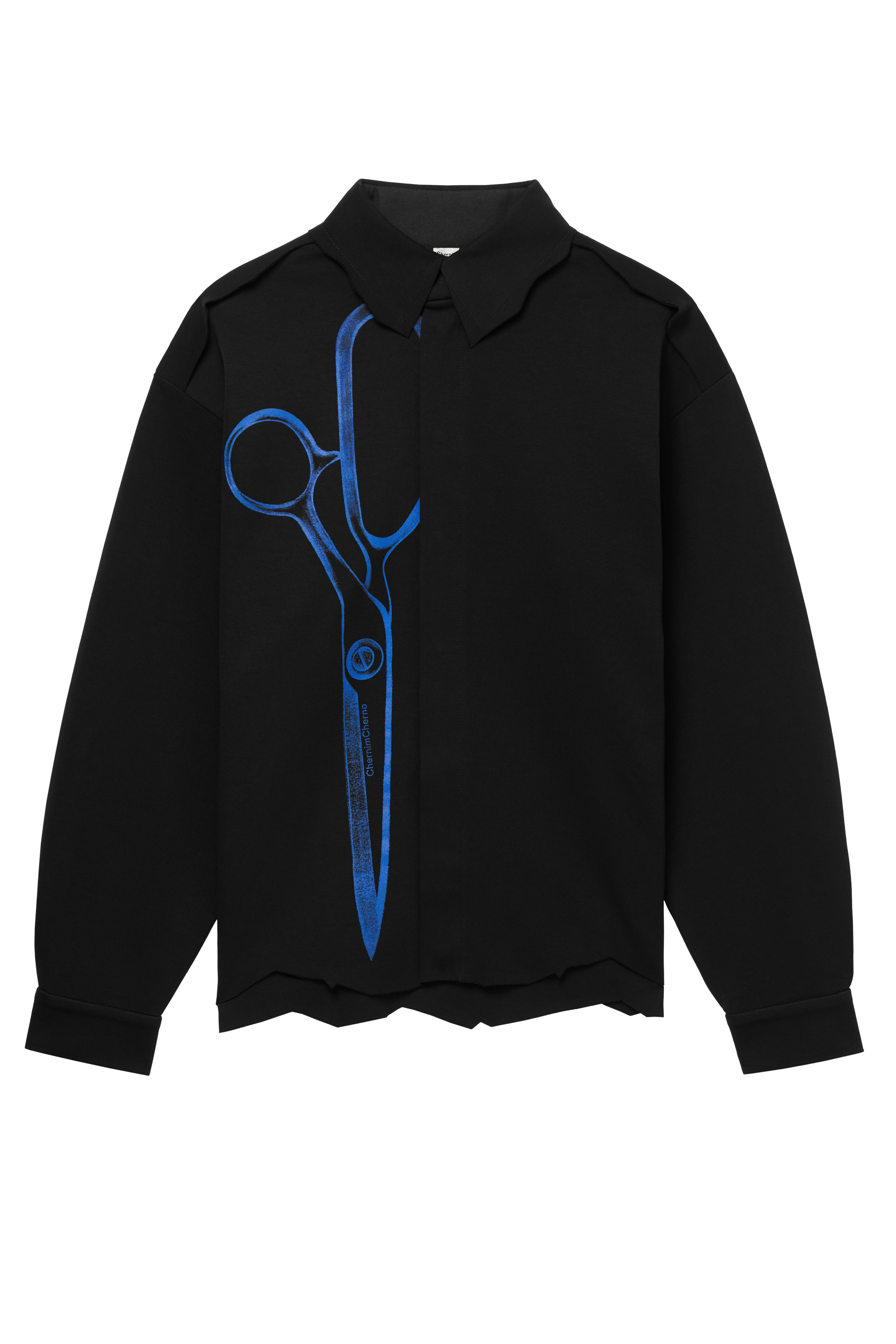 Одежда Chernim Cherno на прозрачном манекене и в раскладку. Олег Дмитриев