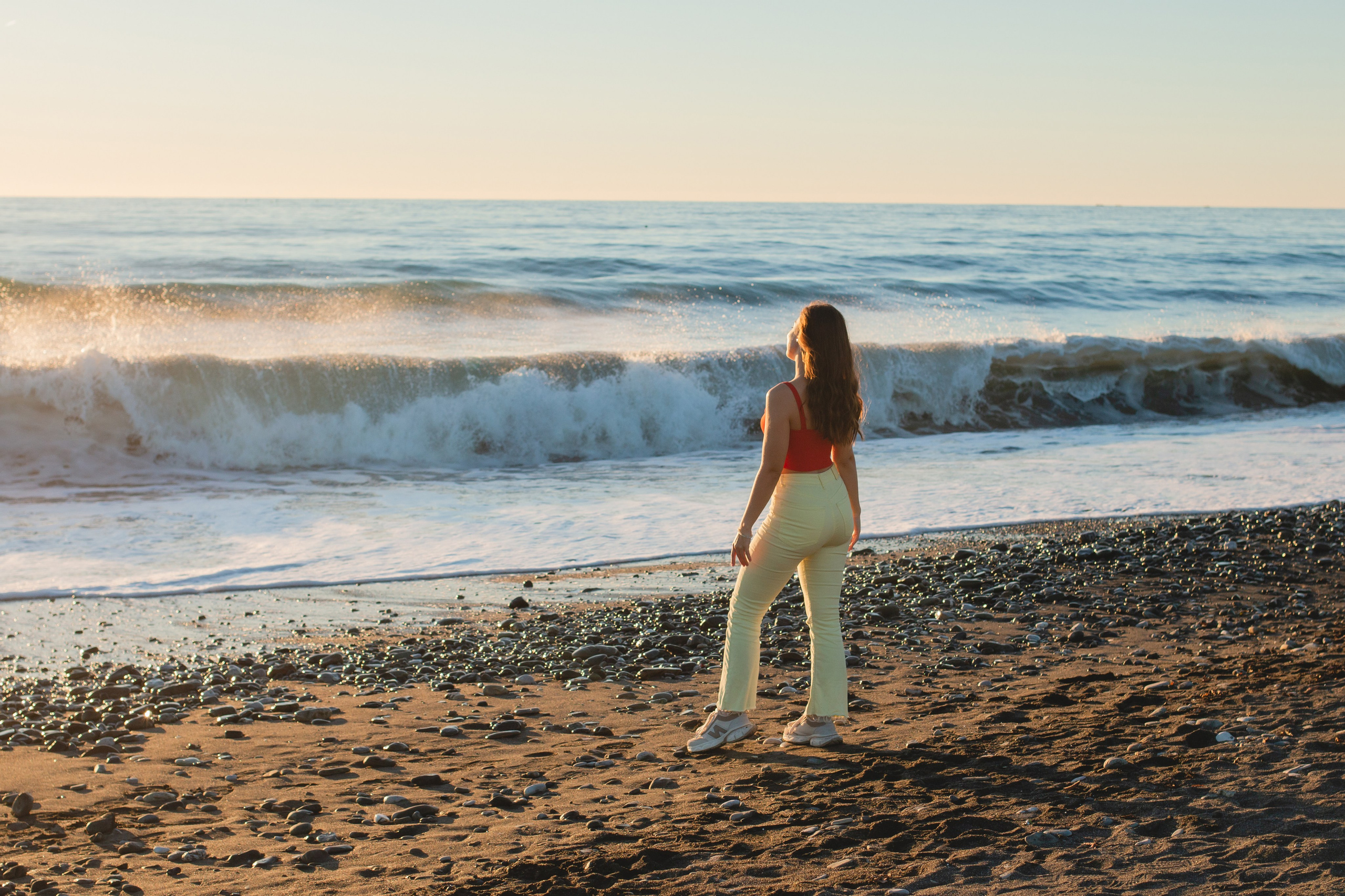 Фотосессия персональная на море на закате в Адлере и Сочи. Фотограф Сочи Адлер. Солькаева Анастасия