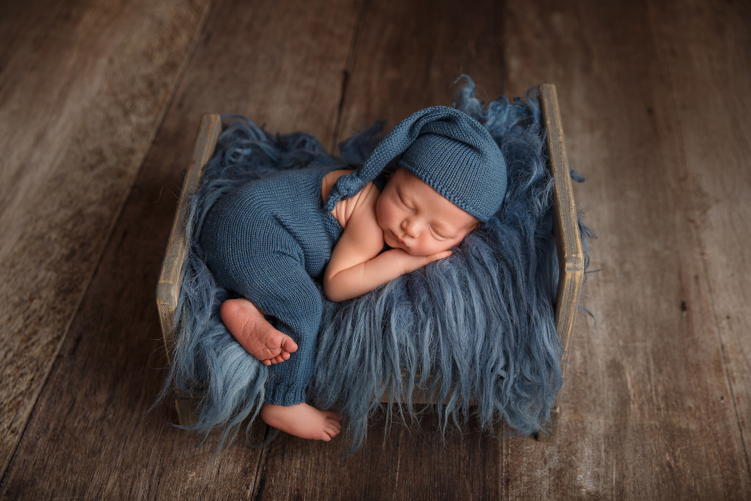 Deep blue. Фотограф новорожденных, семейный фотограф в Санкт-Петербурге