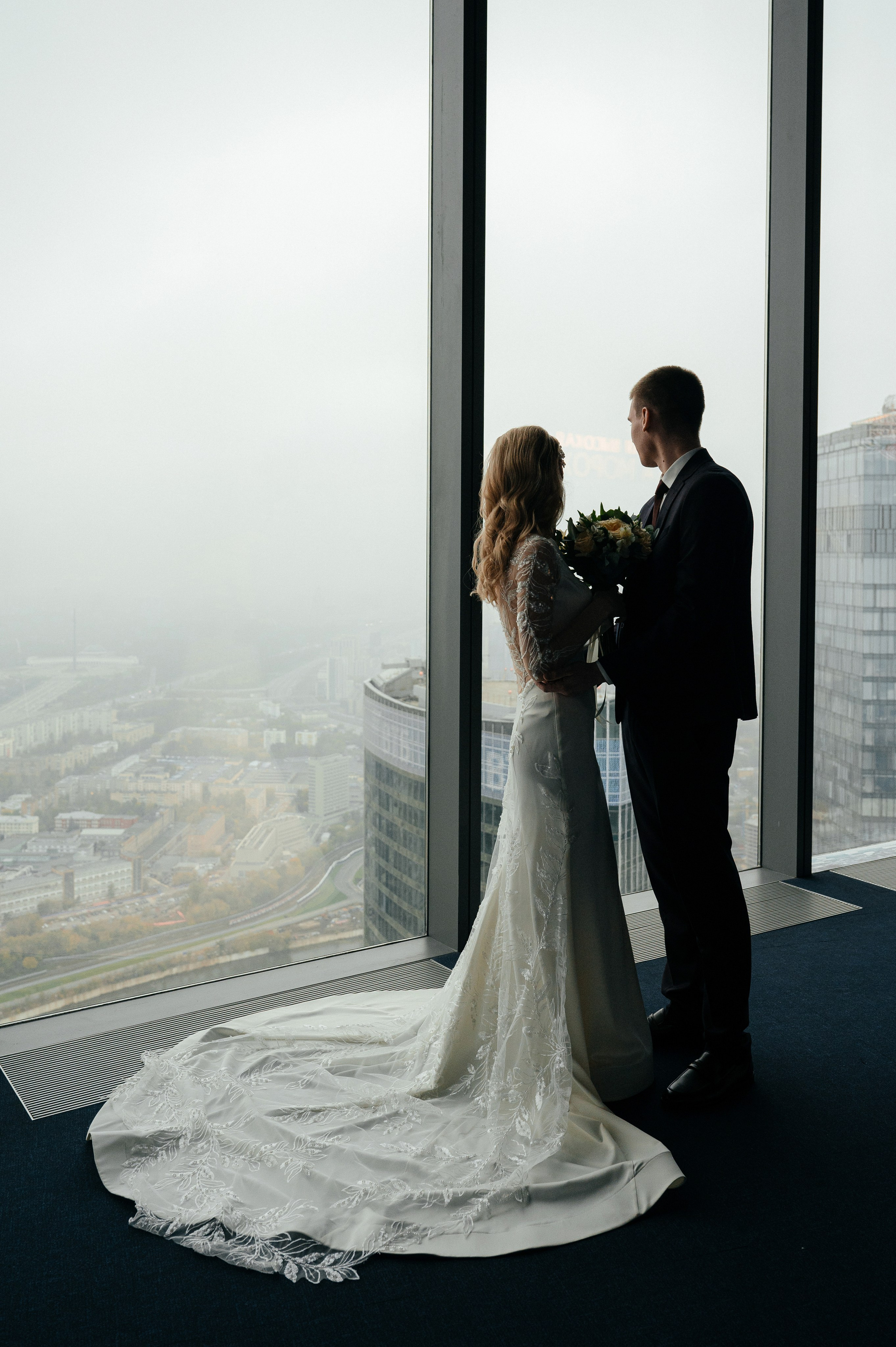 Элегантность и нежность. Фотостудия на Кудринской и Москва сити. Свадьба. Свадебный и семейный фотограф Виктория Носачёва. Щелково, Москва и МО