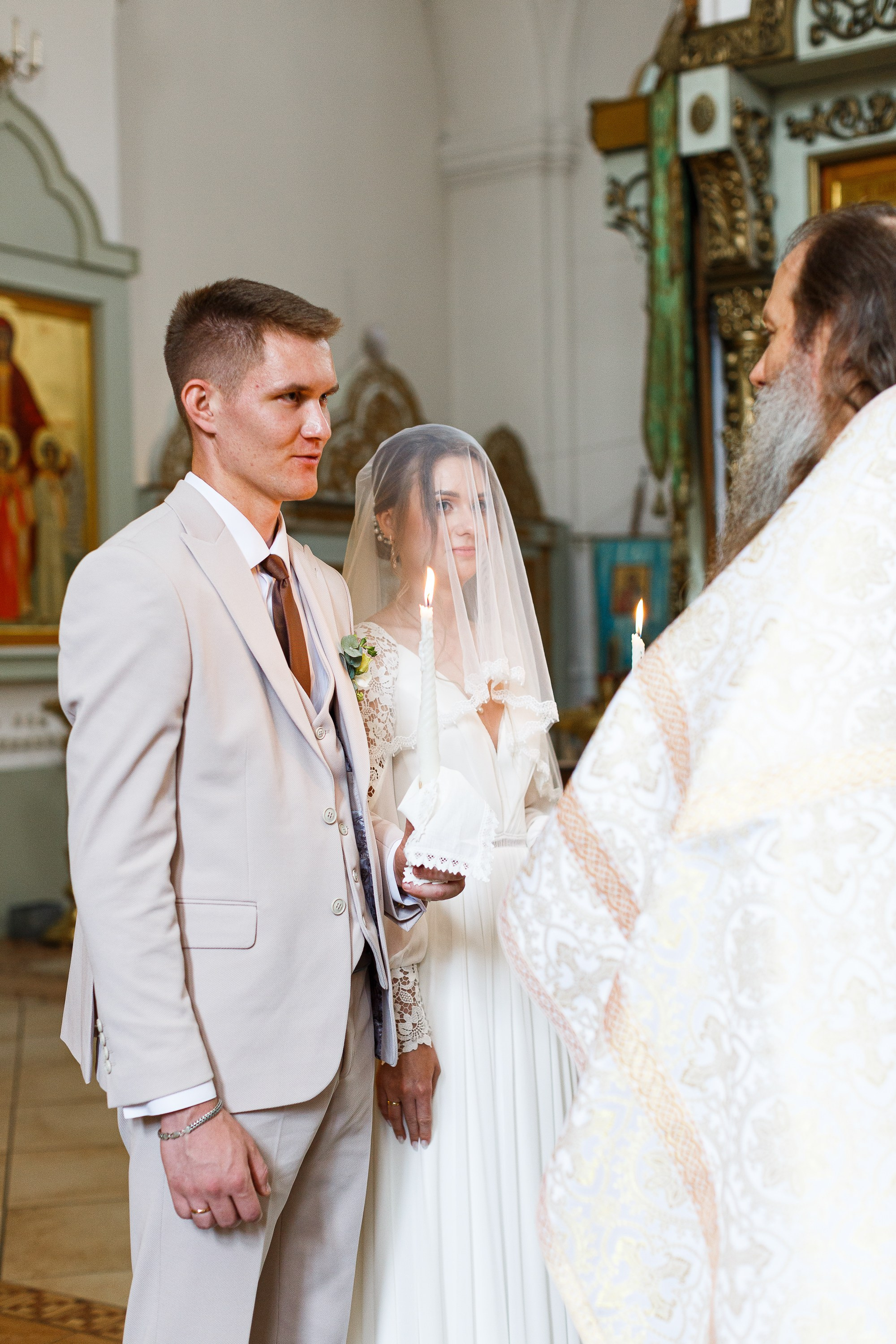 Венчание в храме Живоначальной Троицы на Шаболовке