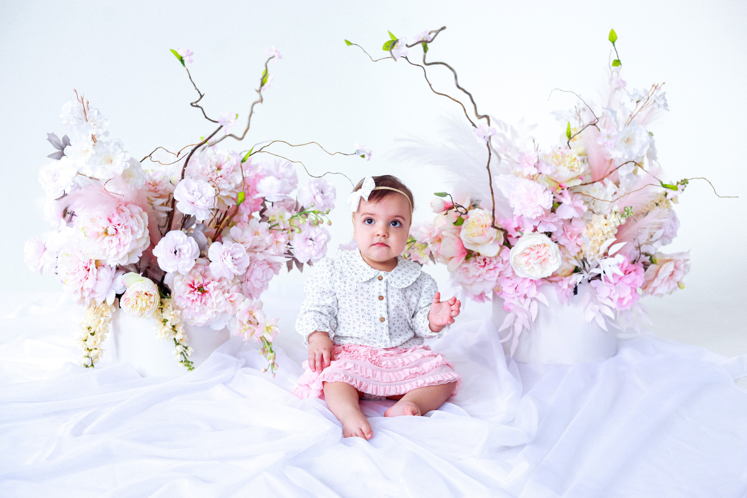 Годик в студии Домодедово. Семейный фотограф в Москве и МО Варвара Шаранова