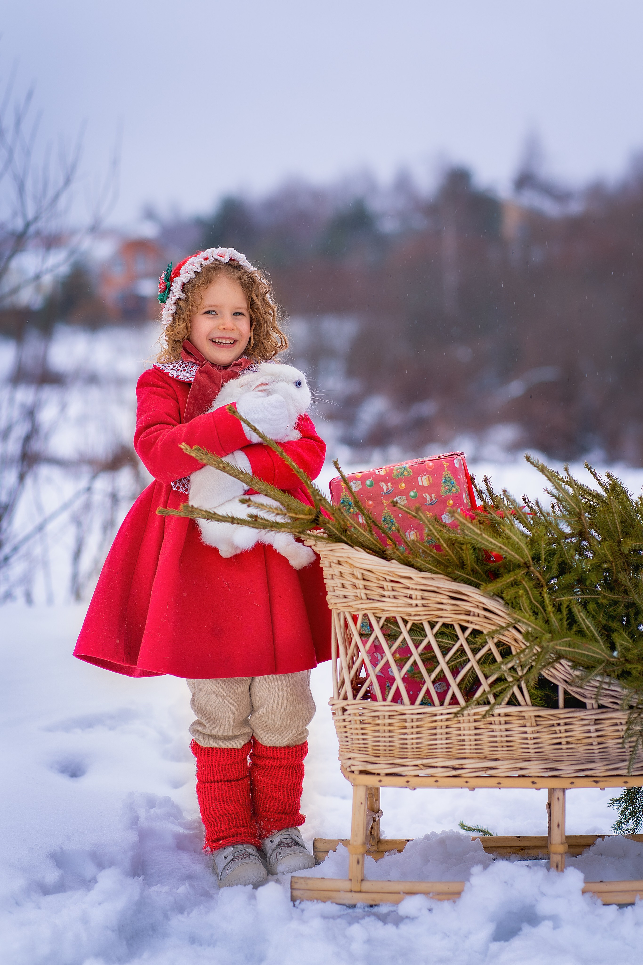 Детские новогодние и рождественские фотоистории. Детский и семейный фотограф в Москве и Подмосковье Настя Наумова