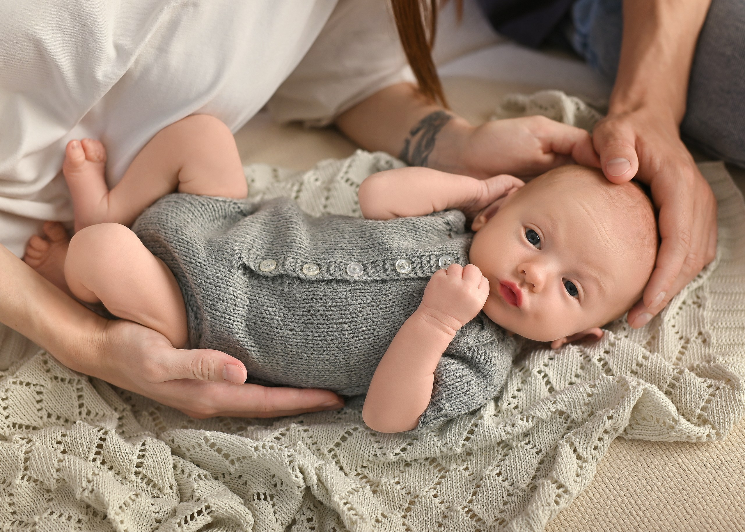 Лайфстайл с элементами ньюборн. Фотограф новорождённых малышей в Краснодаре Татьяна Нагорная