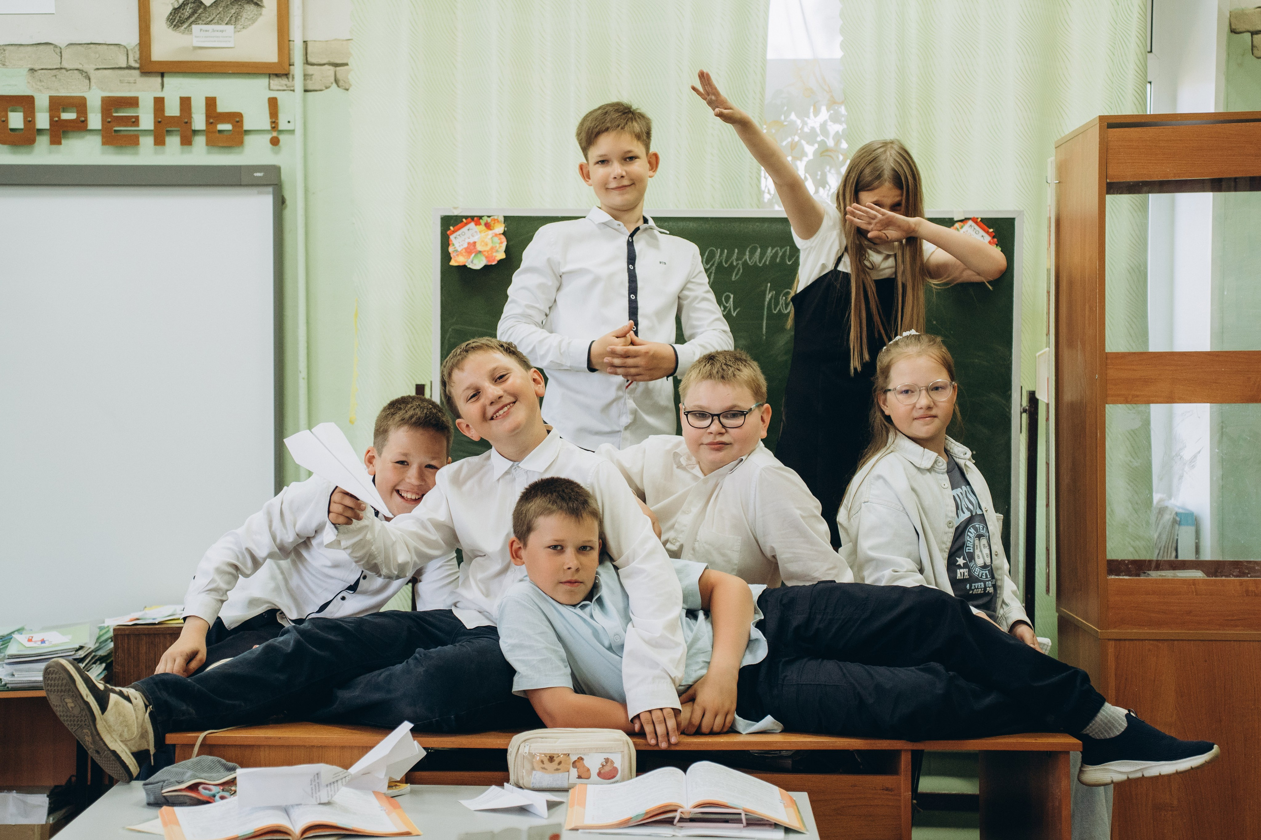 Школа, 4 класс. Семейный фотограф • Домашние съемки в Нижнем Новгороде