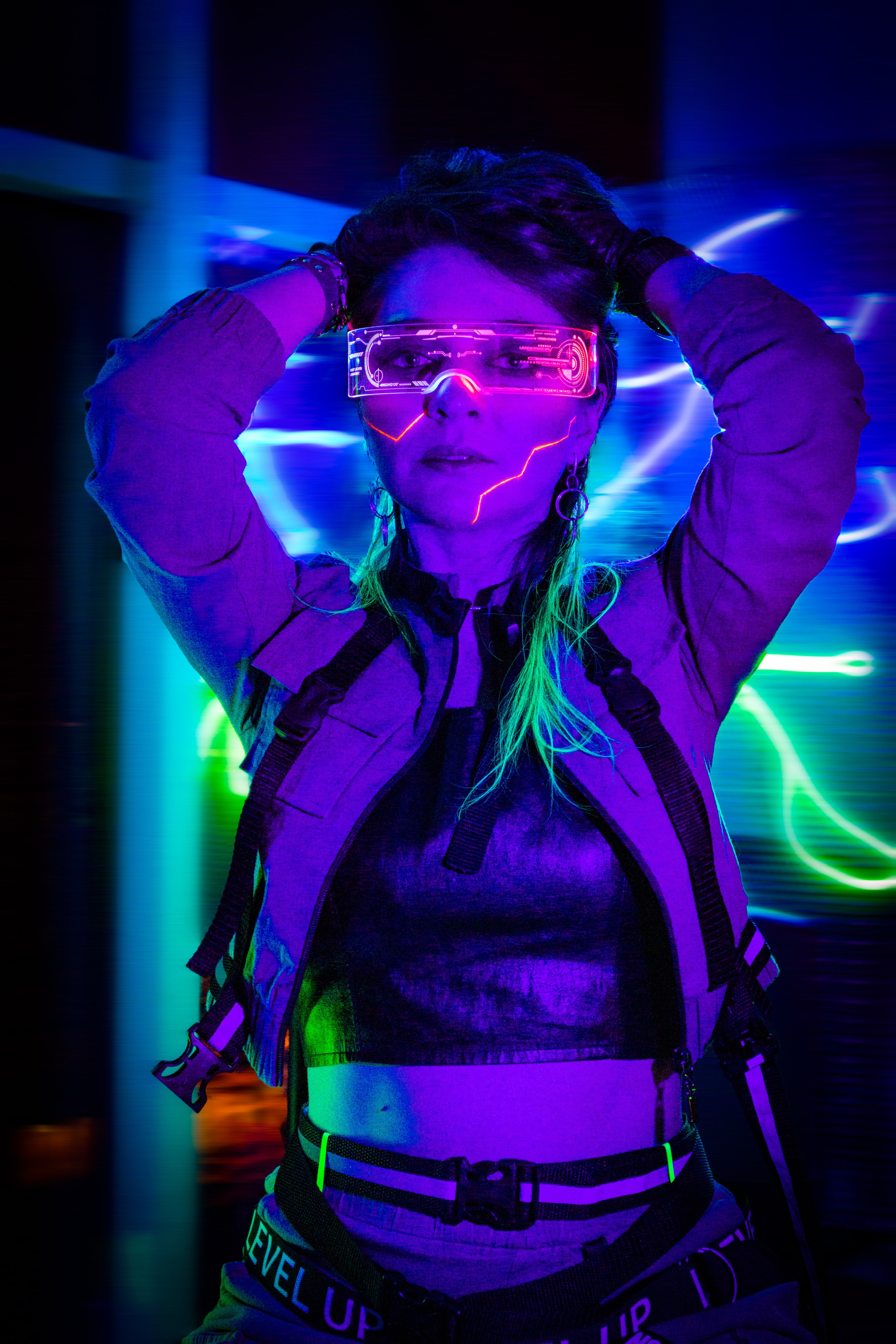 Фотосессия в стиле Киберпанк. Фотограф в Южно-Сахалинске Гусаков Евгений