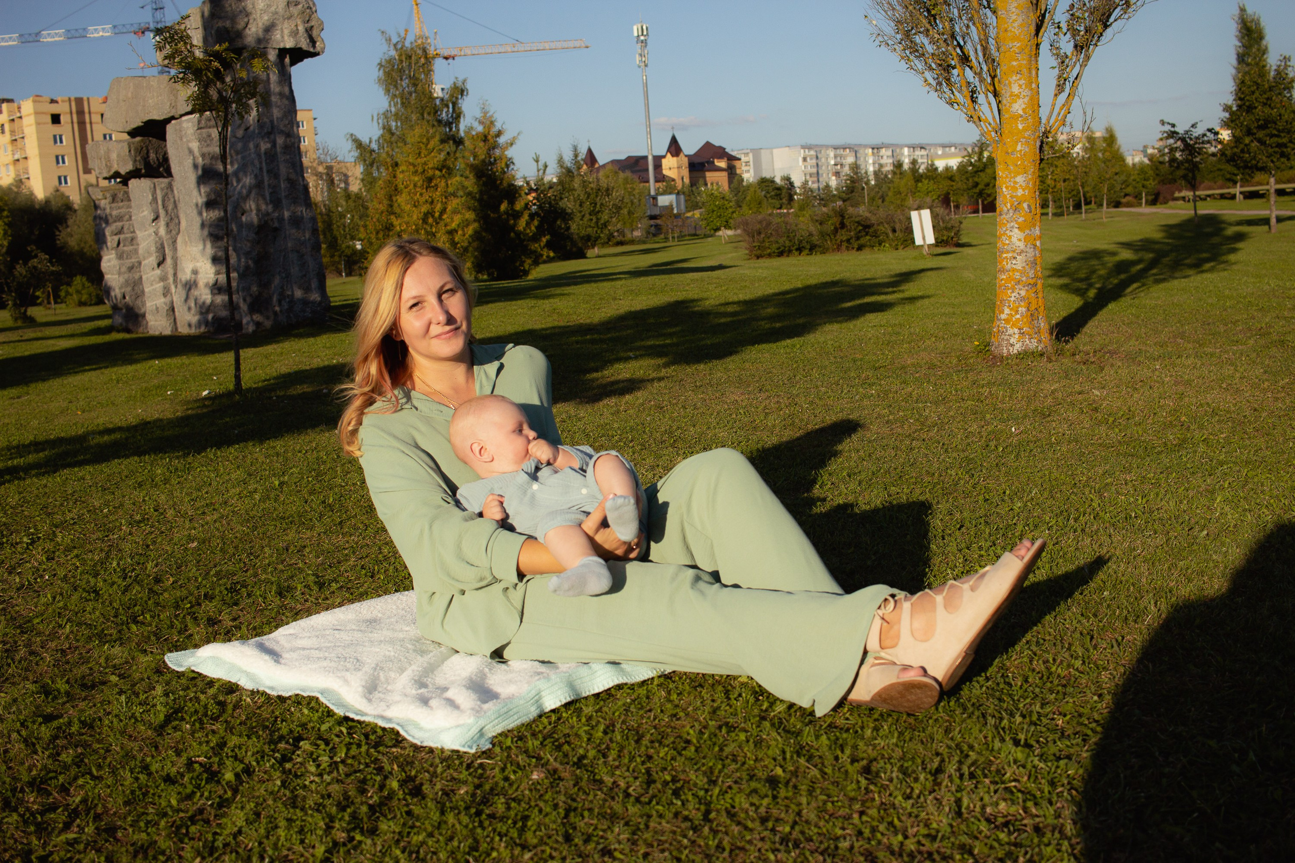 Наташа с малышом. Фотограф Великий Новгород Татьяна Чиглинцева