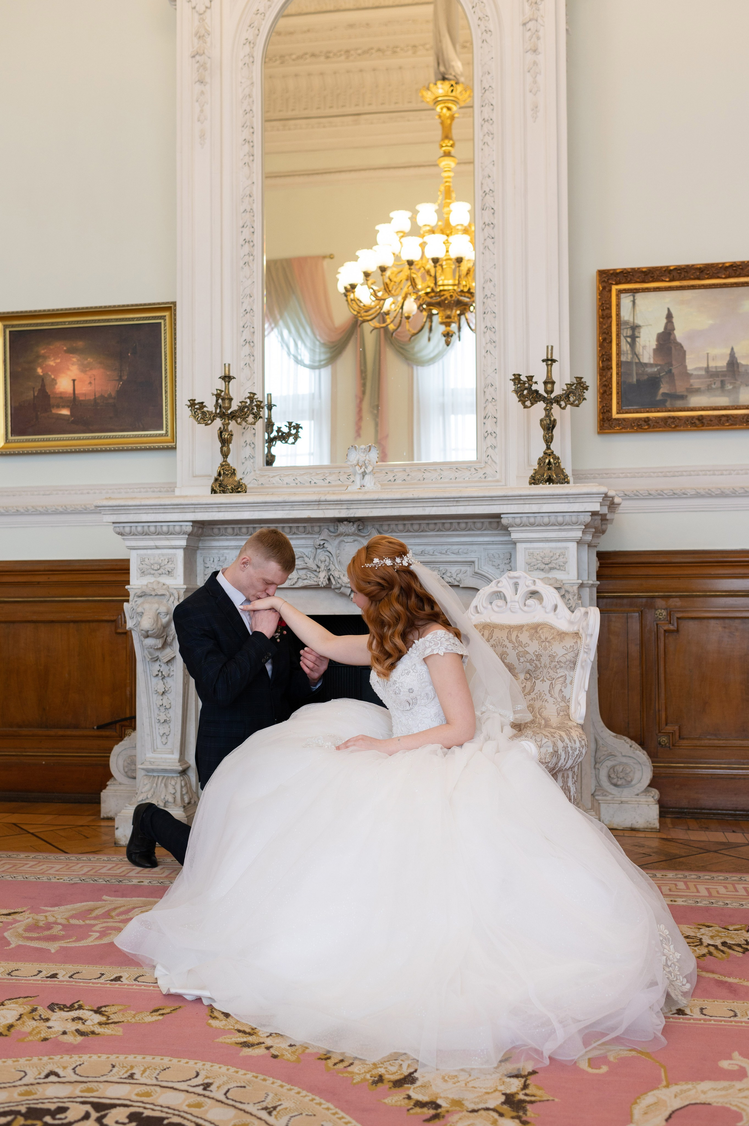 Екатерина и Алексей (свадебная фотосессия в Эрмитаже и Первом Дворце Бракосочетания на Английской набережной 28). Портретный, семейный и свадебный фотограф в Санкт-Петербурге и в Пушкине Ширяев Денис
