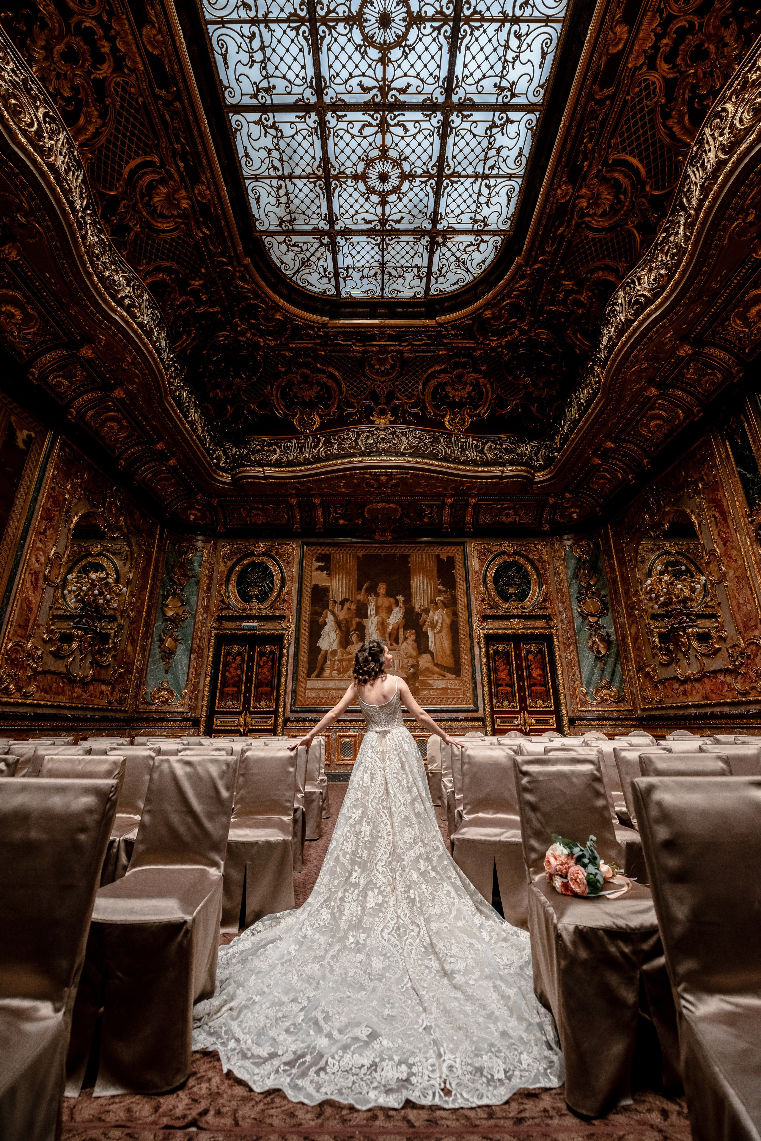 Елена и Дмитрий (свадебная фотосессия в Доме Архитектора — особняке Половцова). Портретный, семейный и свадебный фотограф в Санкт-Петербурге и в Пушкине Ширяев Денис