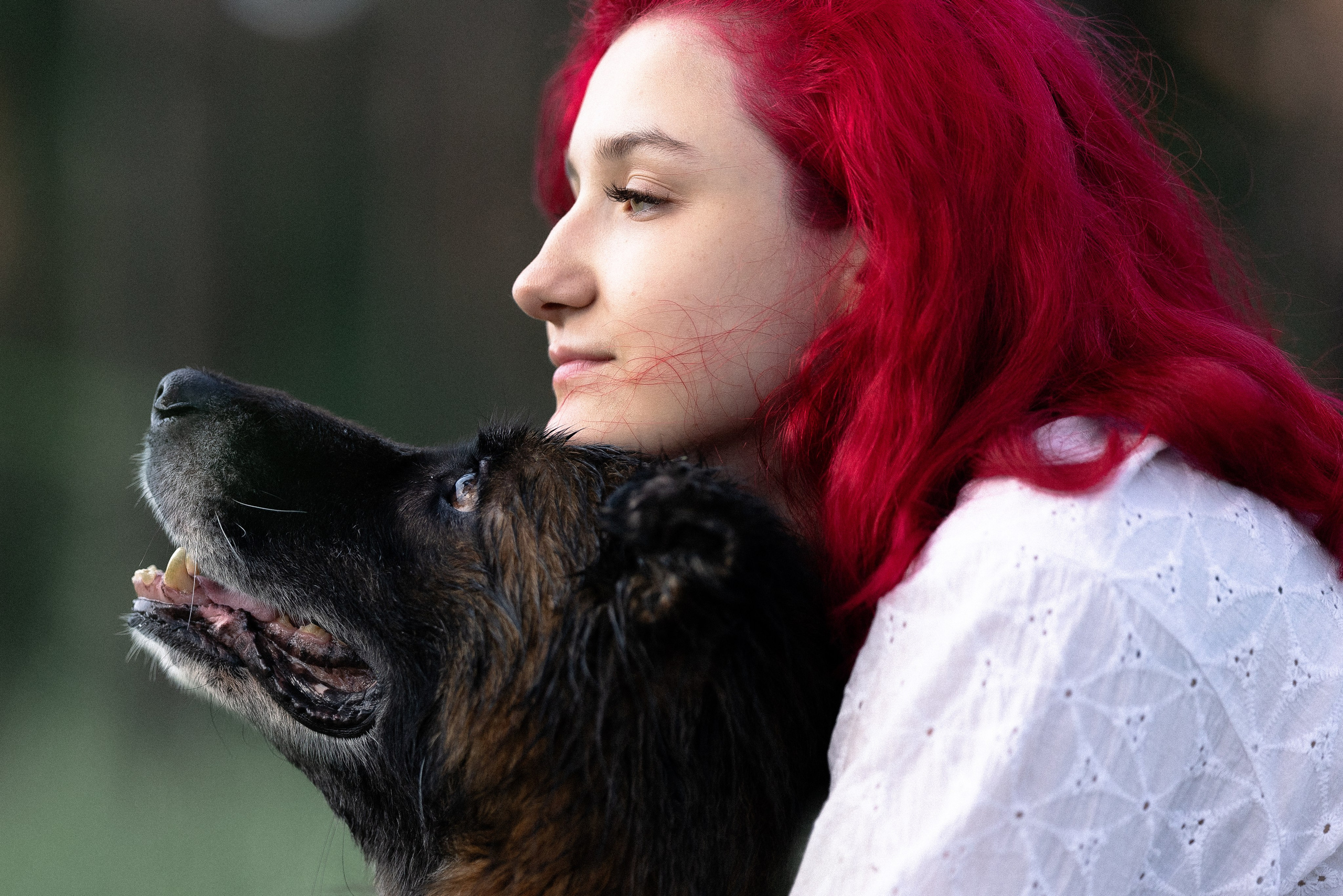 Алена, Фанни и Фрея. Фотограф и видеограф анималист Аганина Дарья