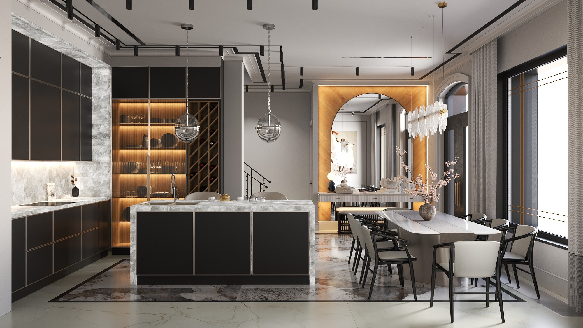 Большой дом. Клиент Таранова Инга. Евгений Пырков — 3d визуализатор интерьеров и экстерьеров России