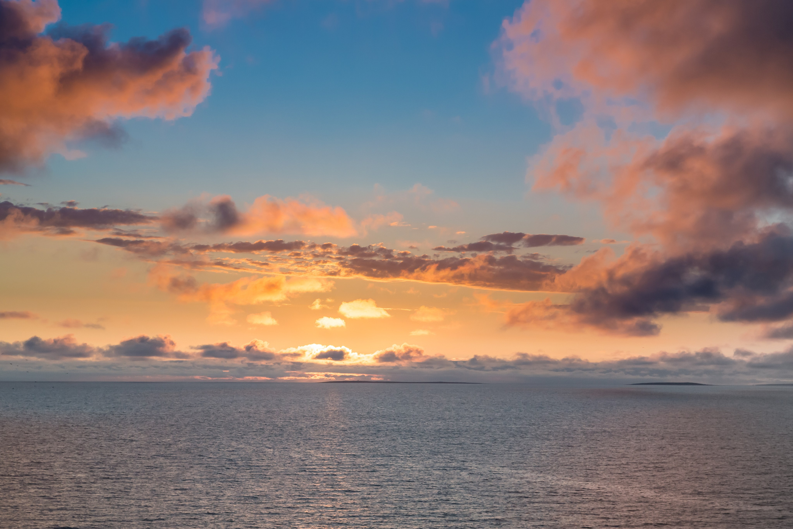 Солнечные ночи Крайнего Севера. Пейзажи Крайнего Севера. Баренцево море, Рыбачий, Средний, Немецкий