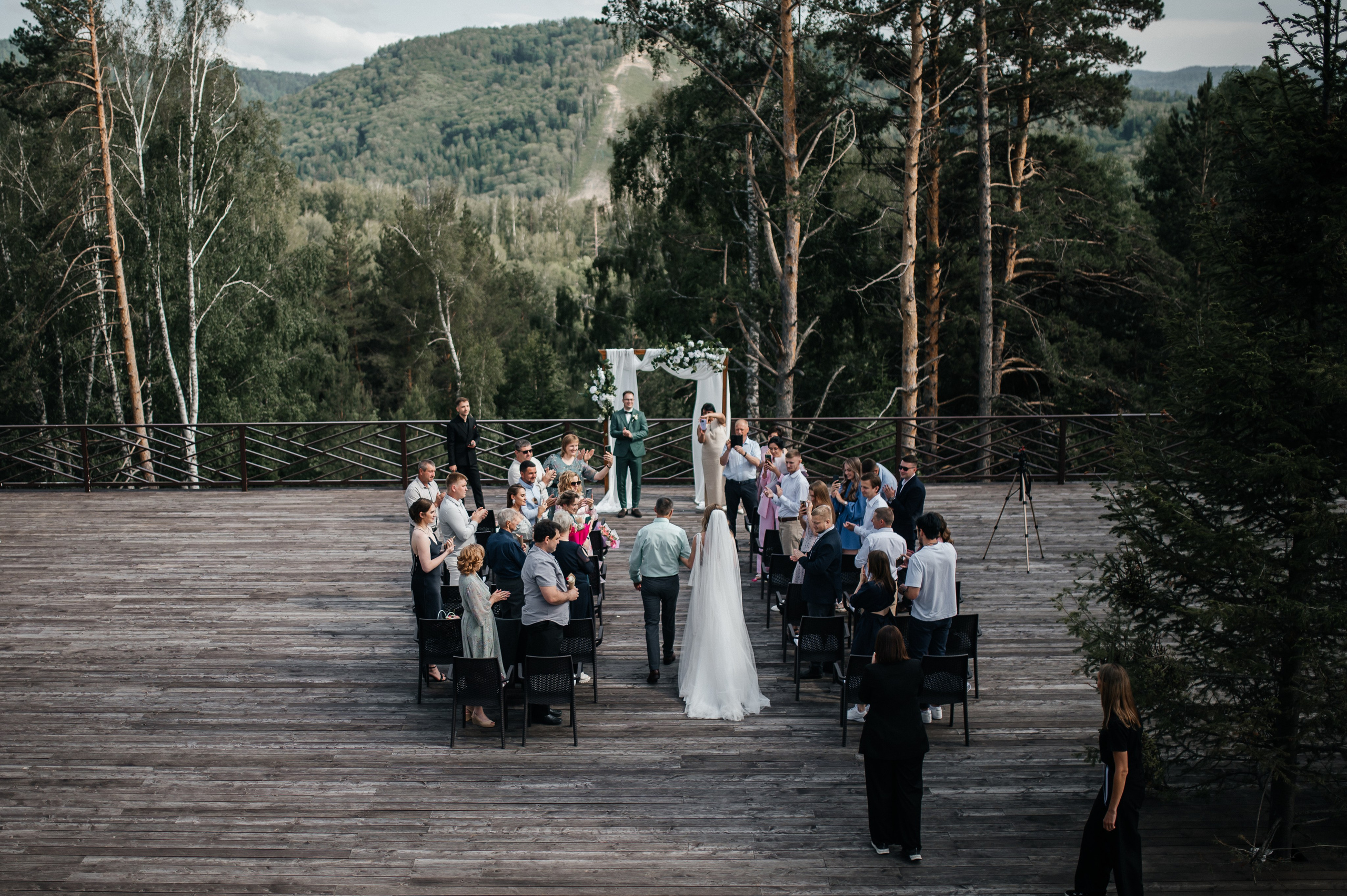 Вадим и Анастасия. Свадебная  съемка на Алтае