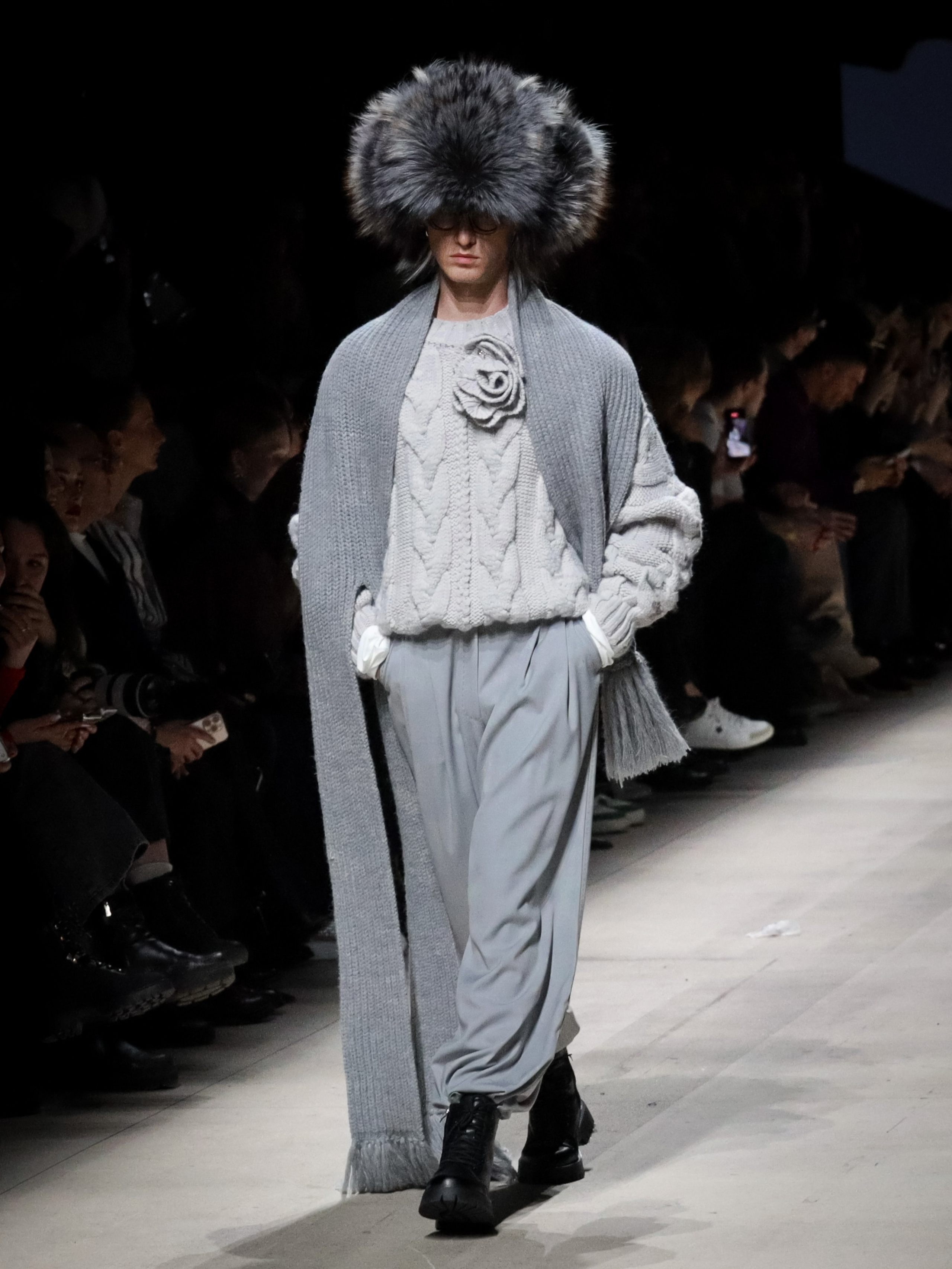 Фото с показа IGORGULYAEV MFW 19.03.26. Фотосессии и репортаж — Фотограф в Москве — Рина Серёгина