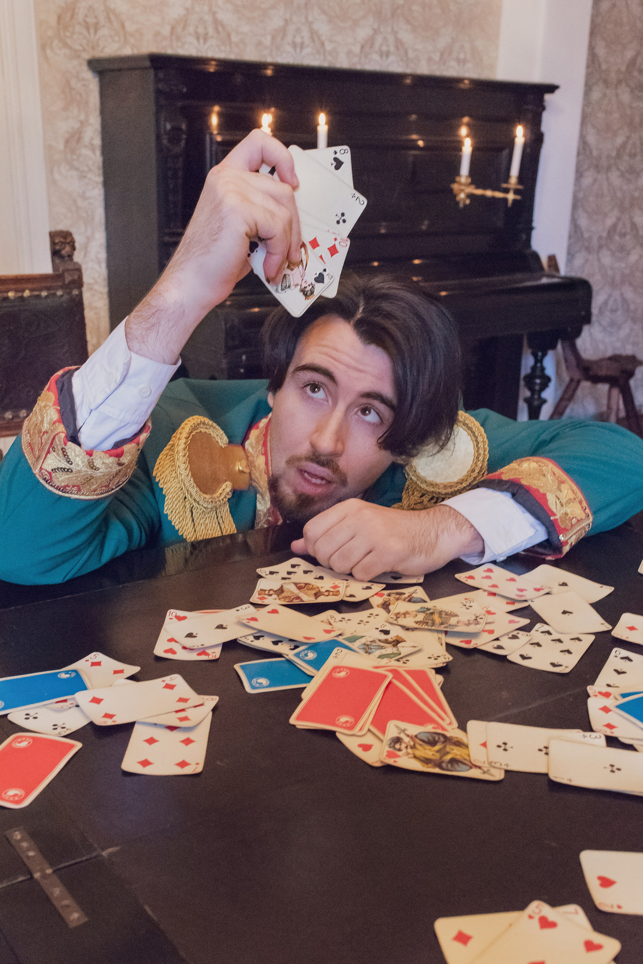 Съёмка «Пиковая дама» для Piterville. Фотограф, ретушёр, графический дизайнер в Петербурге Борякина Настя