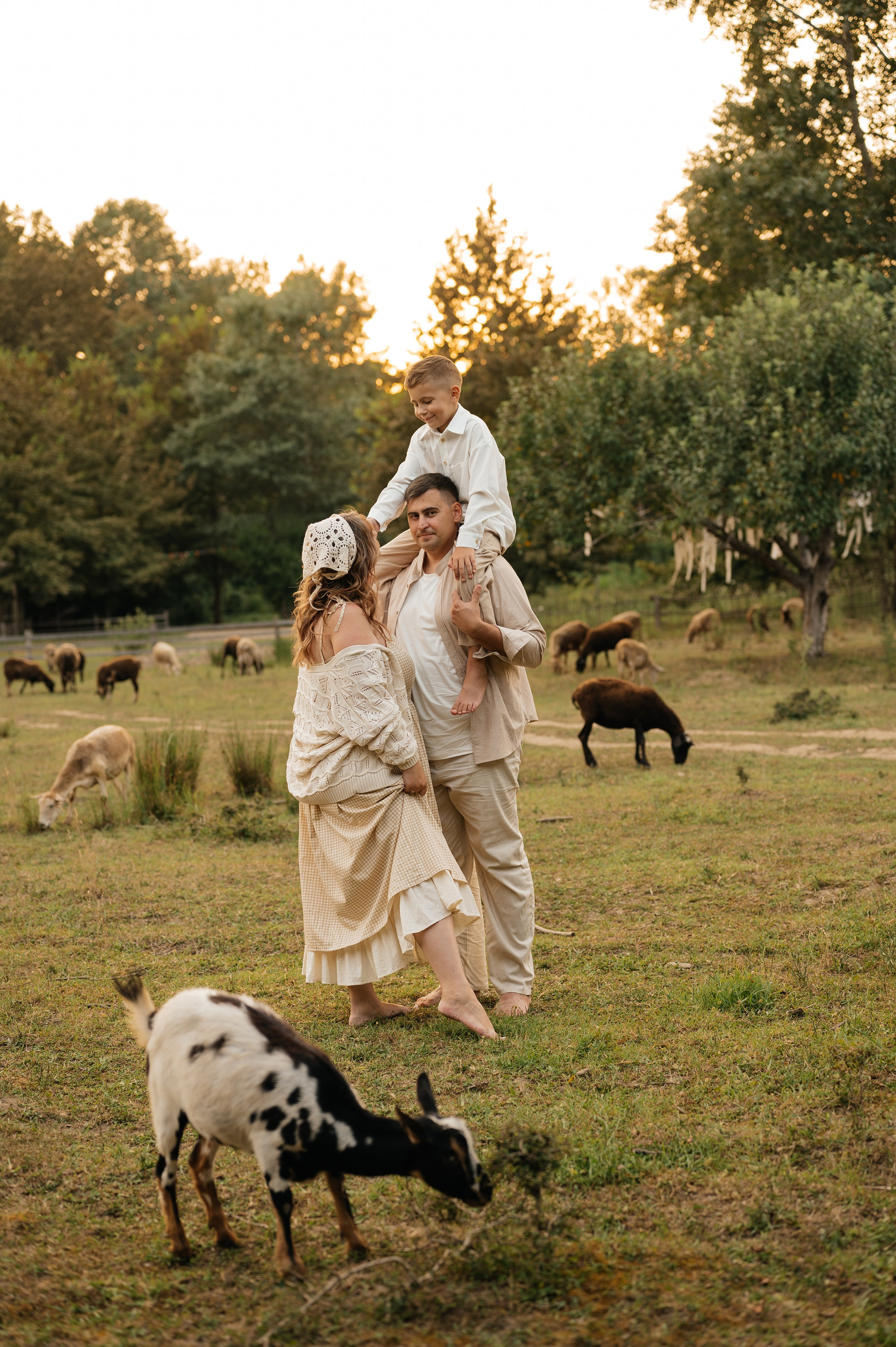 Семейная фотосессия на ферме. Свадебный и семейный фотограф в Краснодаре Алина Мельник