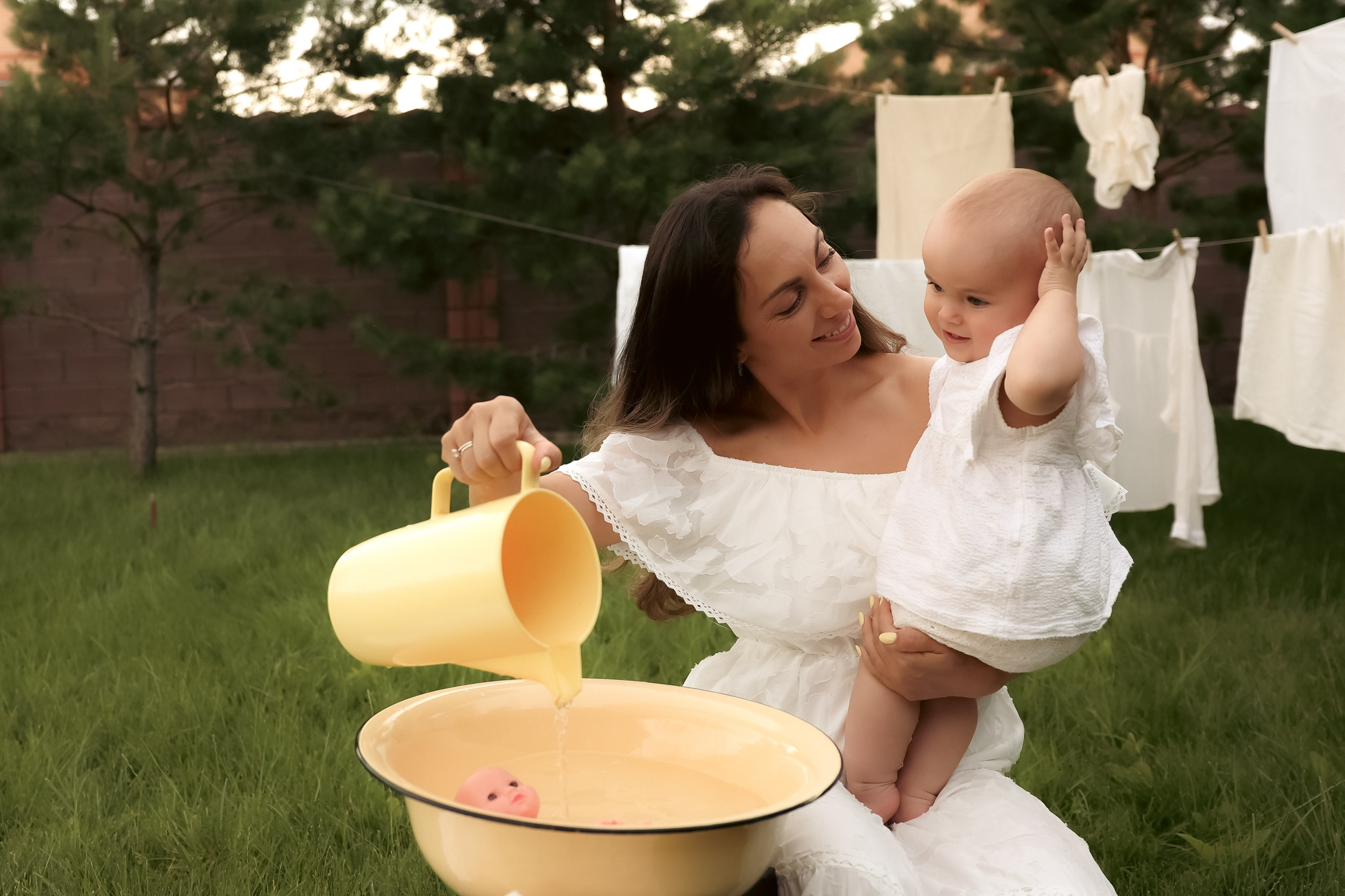 Большая стирка. Ваш семейный newborn и lifestyle фотограф в СПБ Наталья Журавлева
