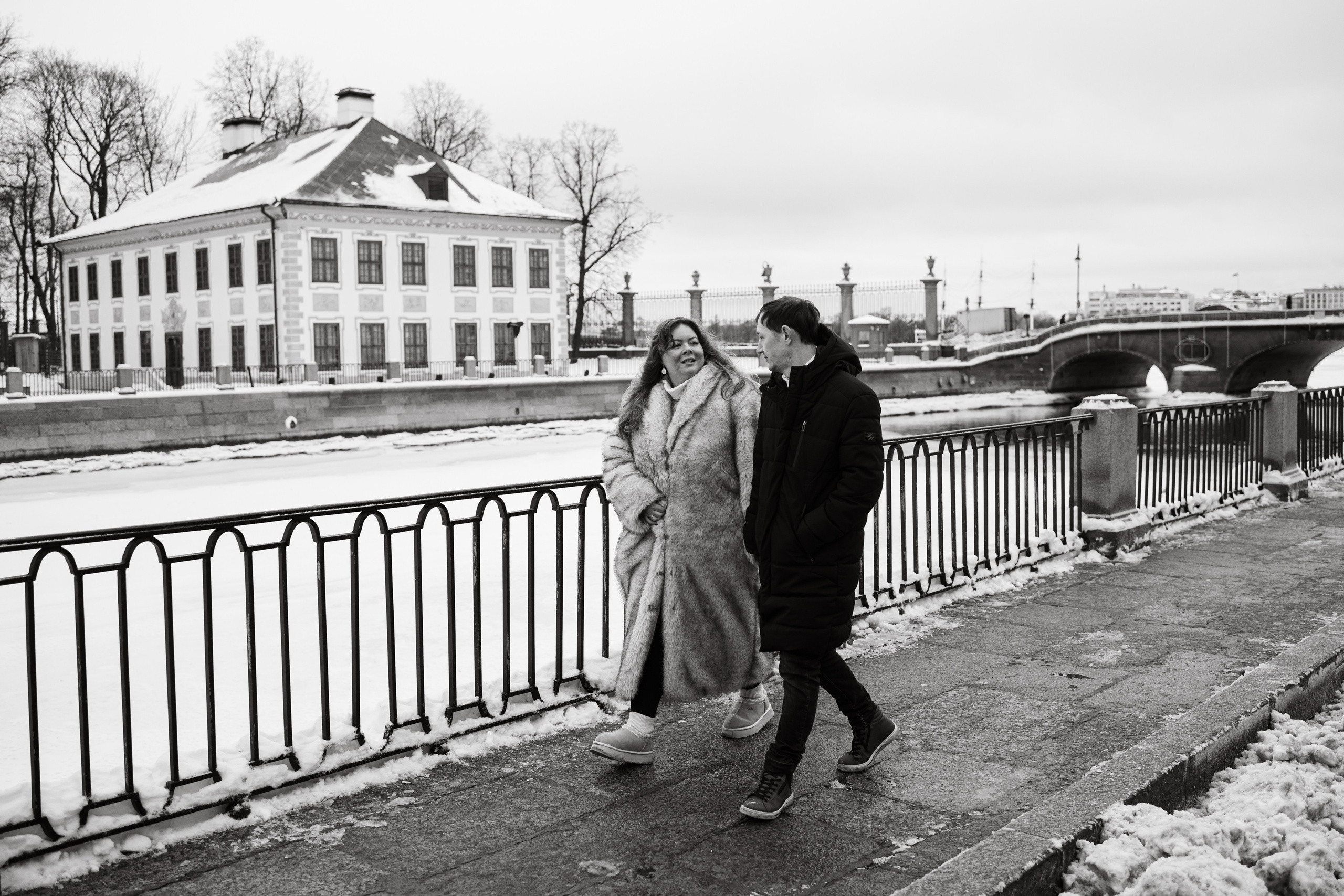 Зимняя глава. Артем и Лиза. Ваш фотограф в Санкт-Петербурге
