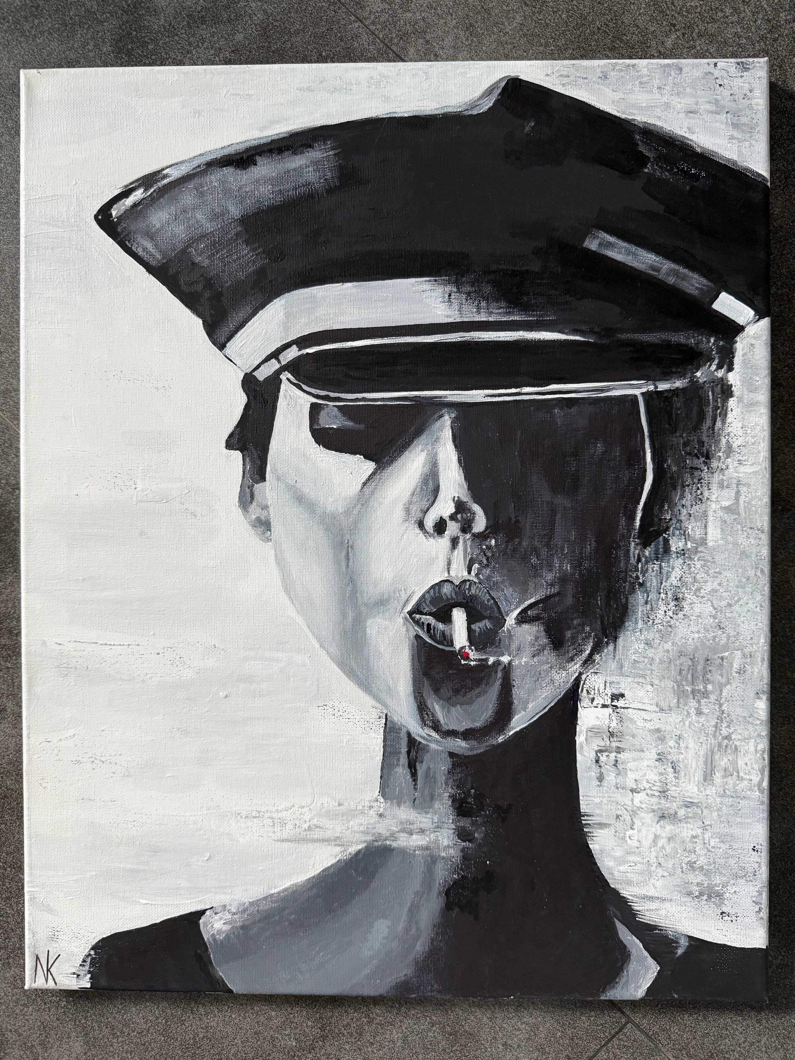 Картина интерьерная мысли. Продана. Размеры:40c50:Матерялы холст, акрил. 