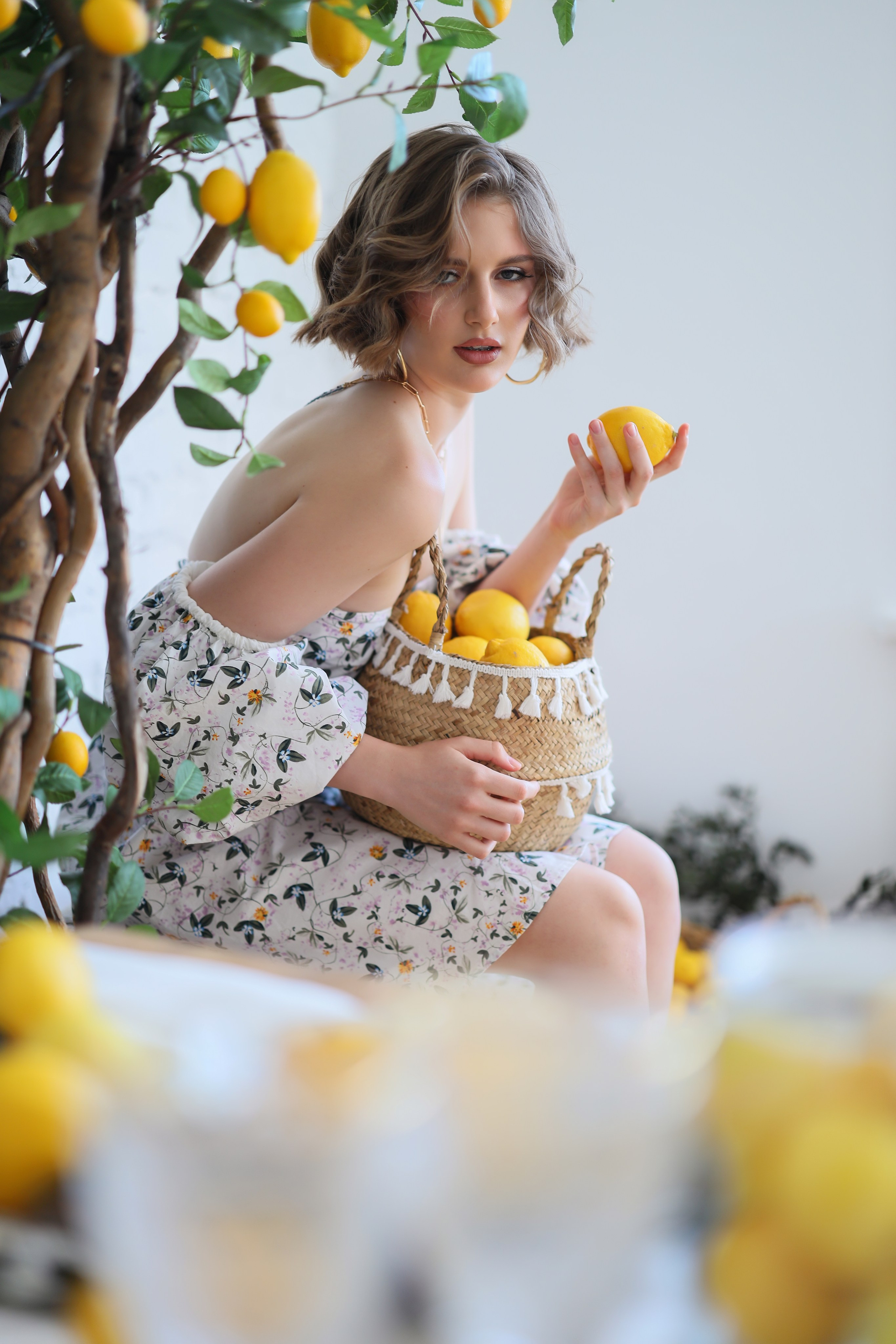 Фотосессия с Лимонами. Свадебный и семейный фотограф в Абхазии Жанна Соснина