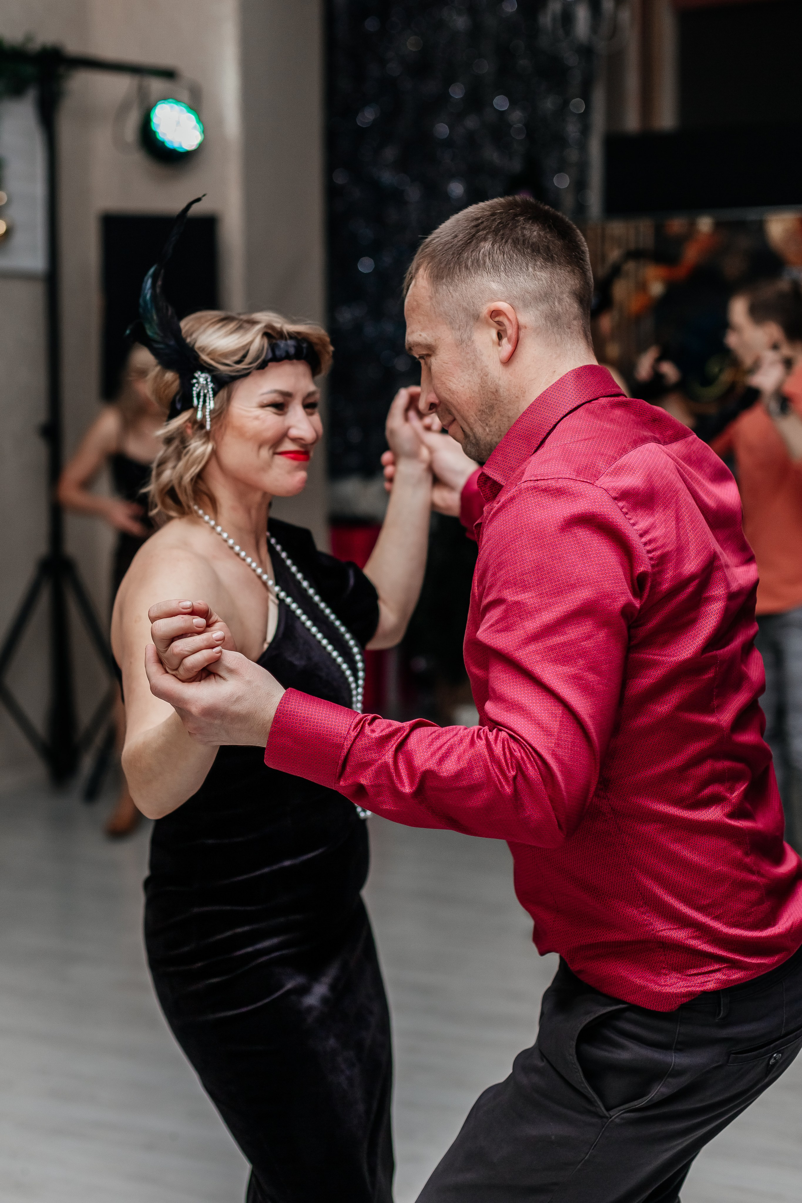 Новогодняя танцевальная хастл-вечеринка в стиле Гетсби. Фотограф Краснодар Марго Хелбен