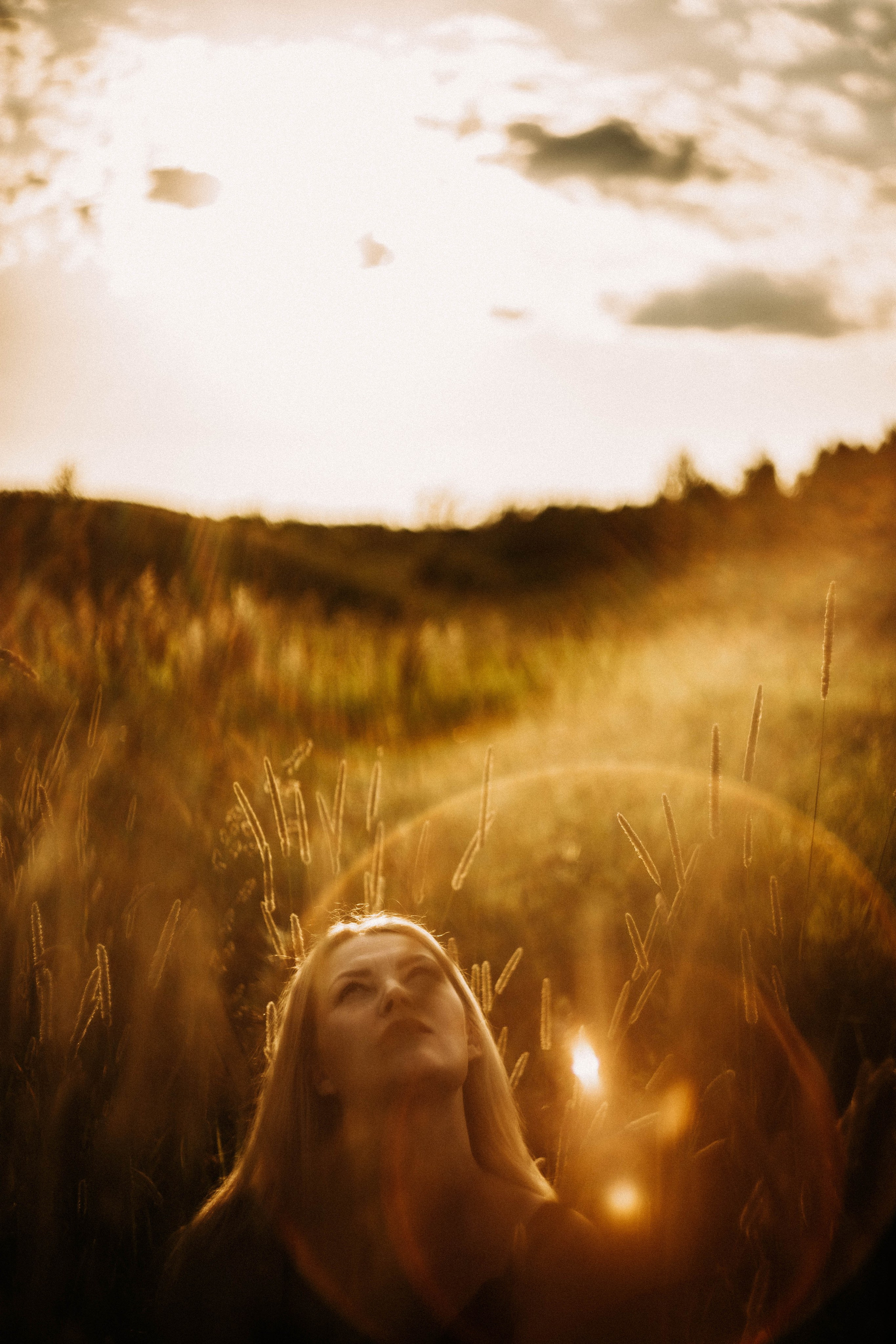 Ирина. Закат. Поле. Фотограф в Нижнем Новгороде