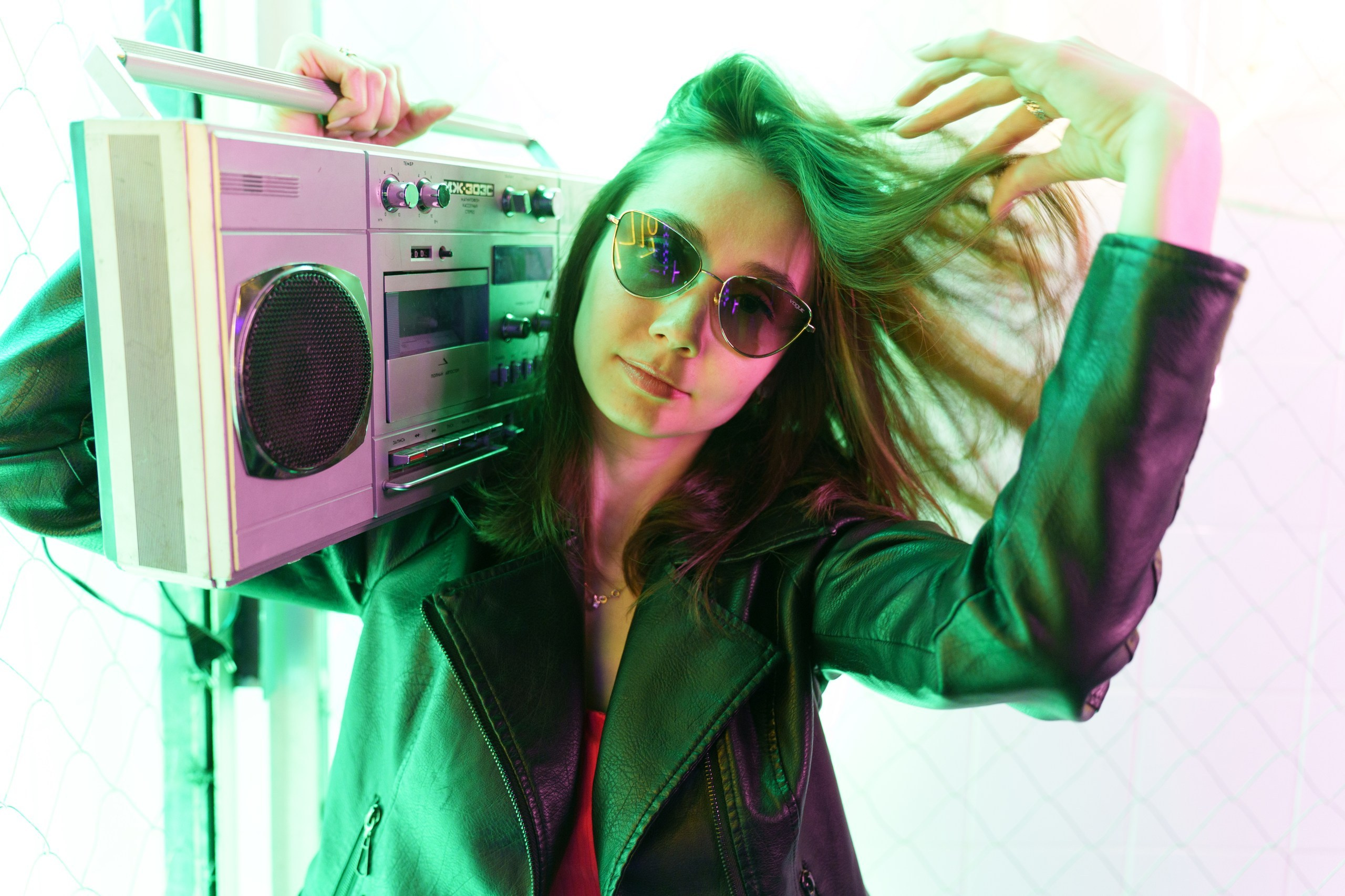 Фотосессия в неоне. Фотограф в Москве