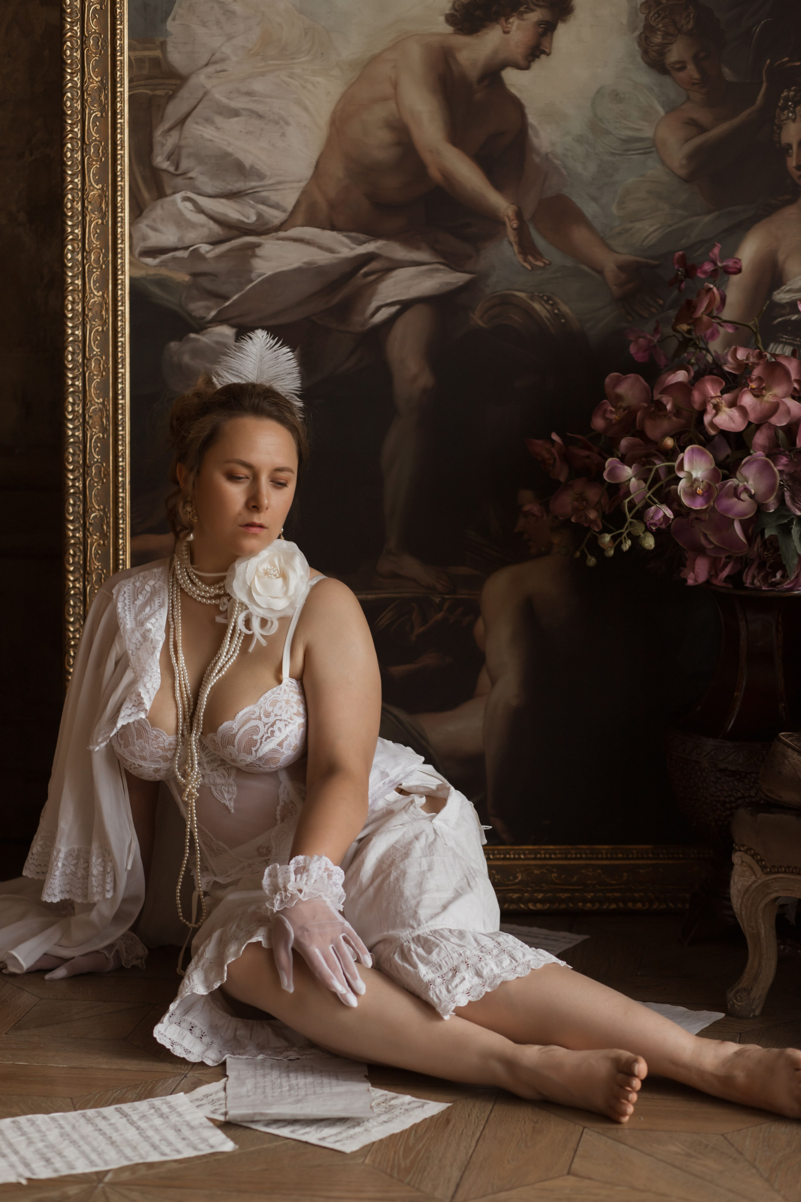 Винтажный будуар. Художественная винтажная фотография