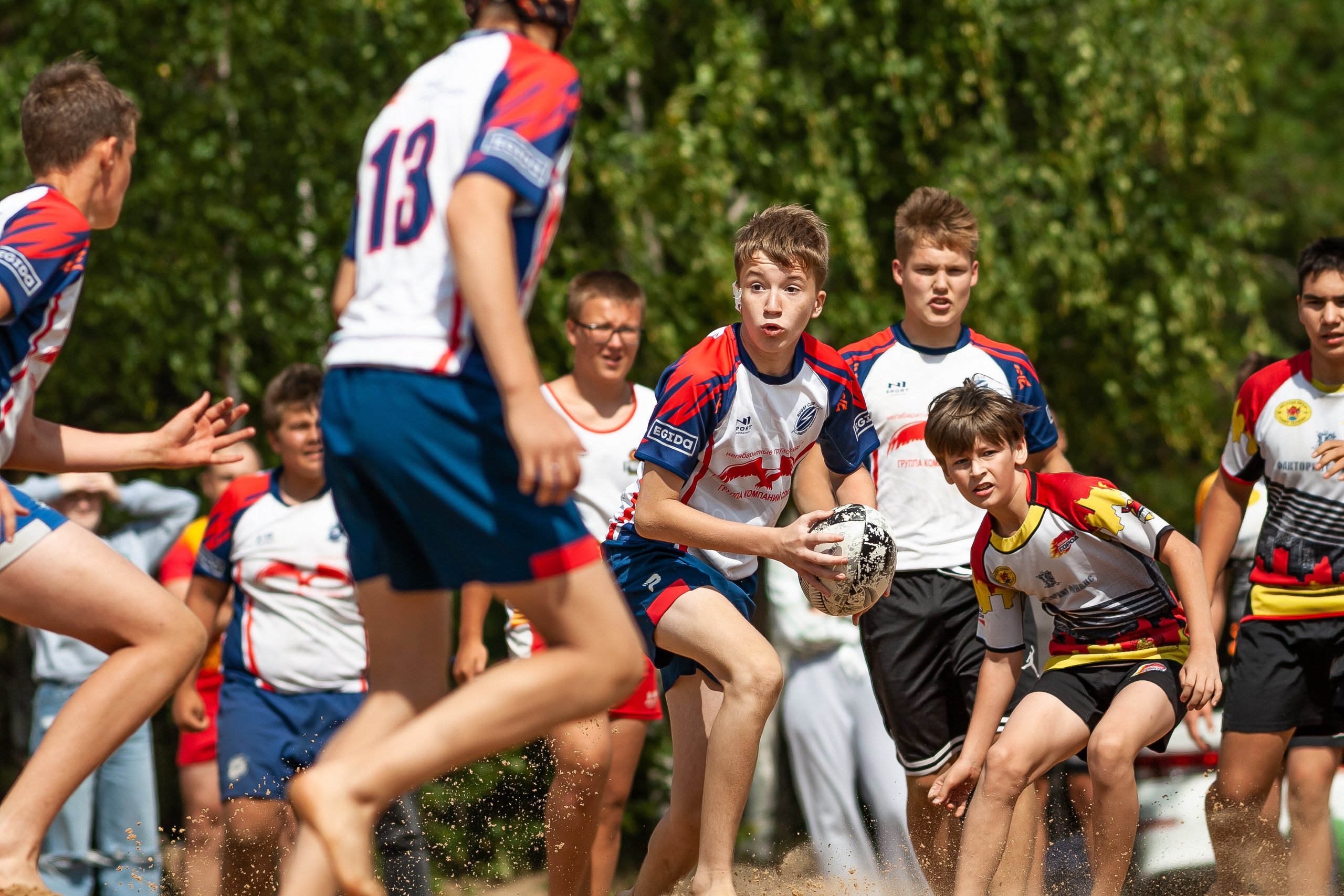 «Кубок «Молота» по пляжному Регби. Фотография