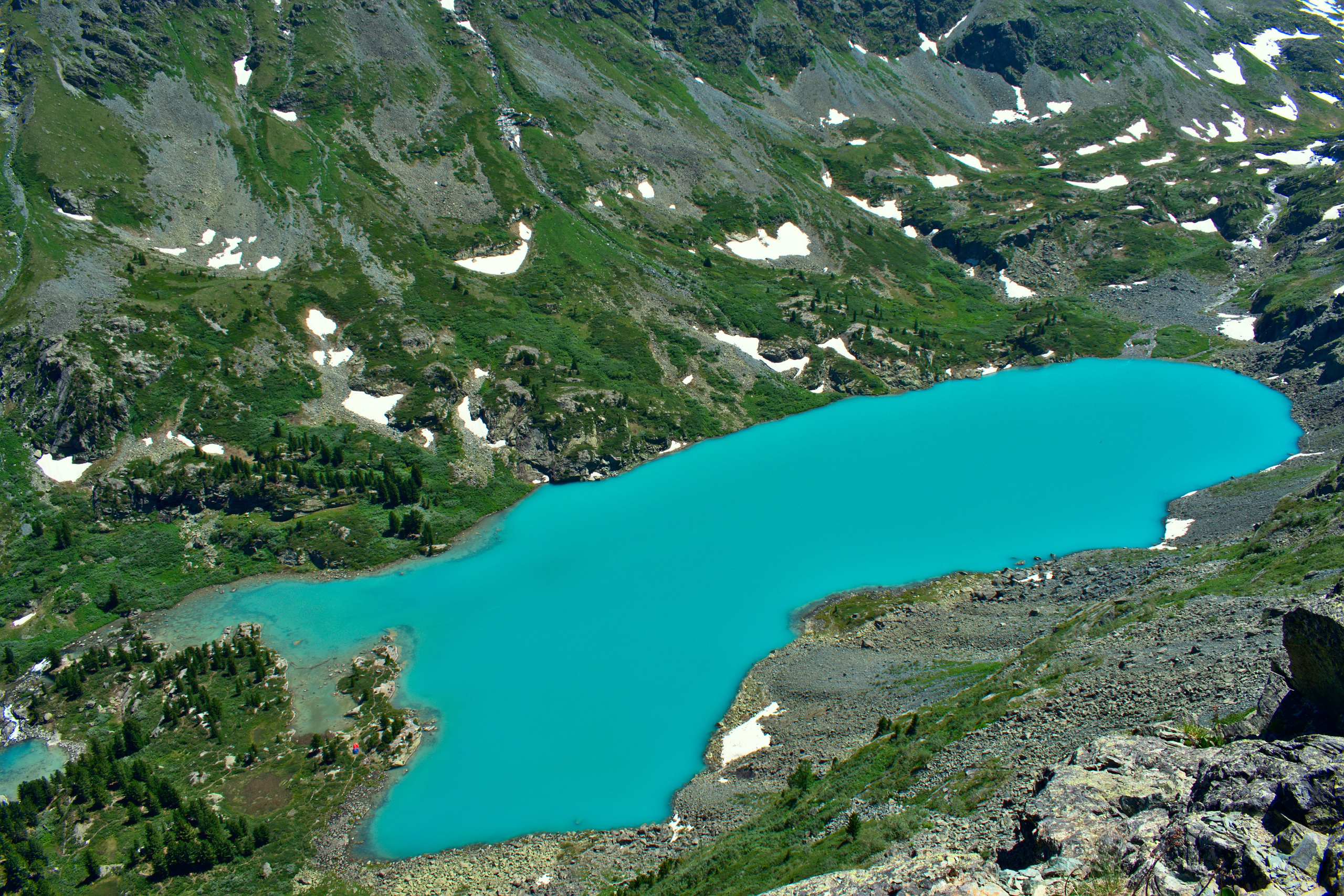 Алтай озеро Куйгук пейзажная авторская фотография