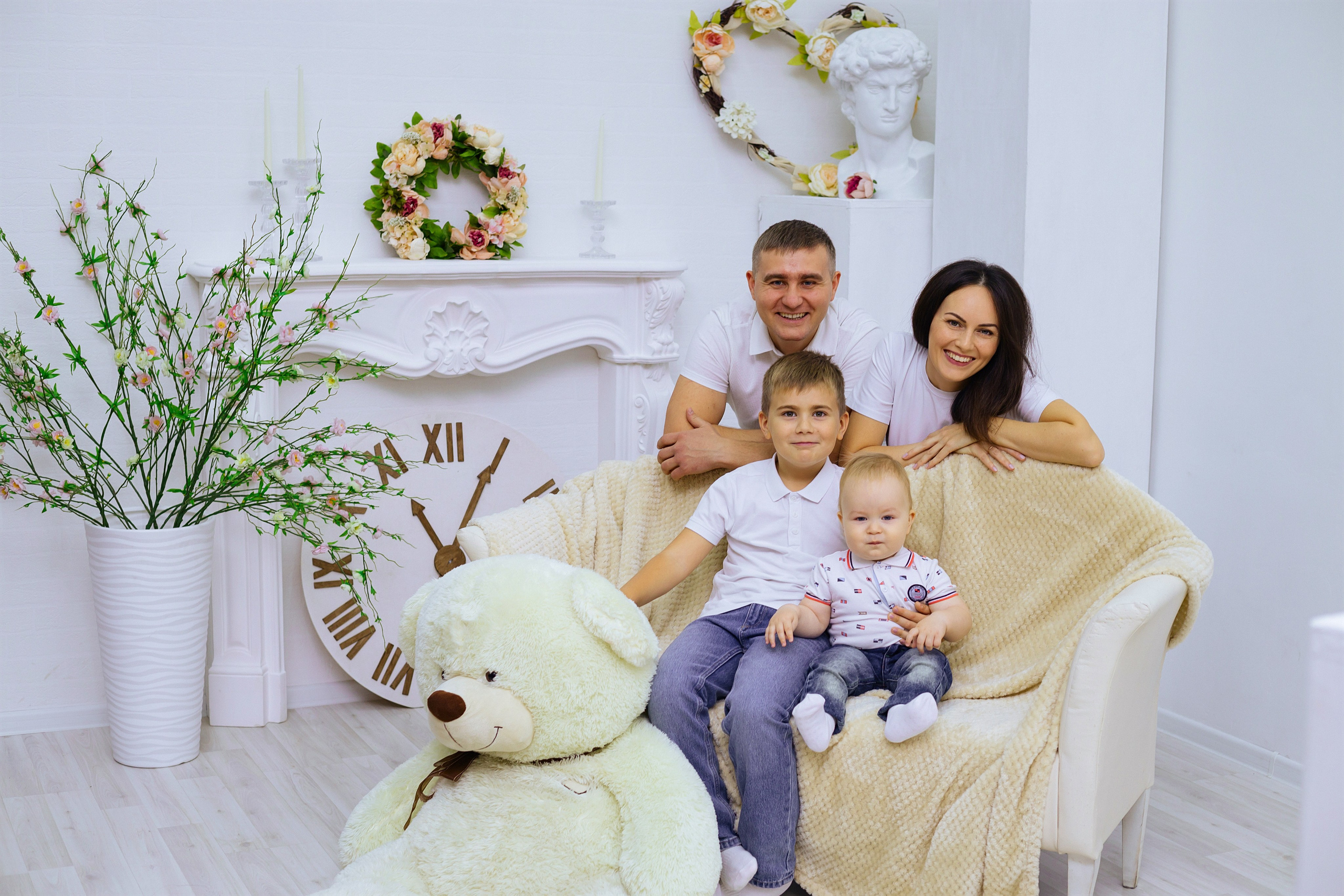 Семейная съемка и годик. Фотограф новорожденных Химки, Красногорск, Мытищи и Москва Елена Третьяк