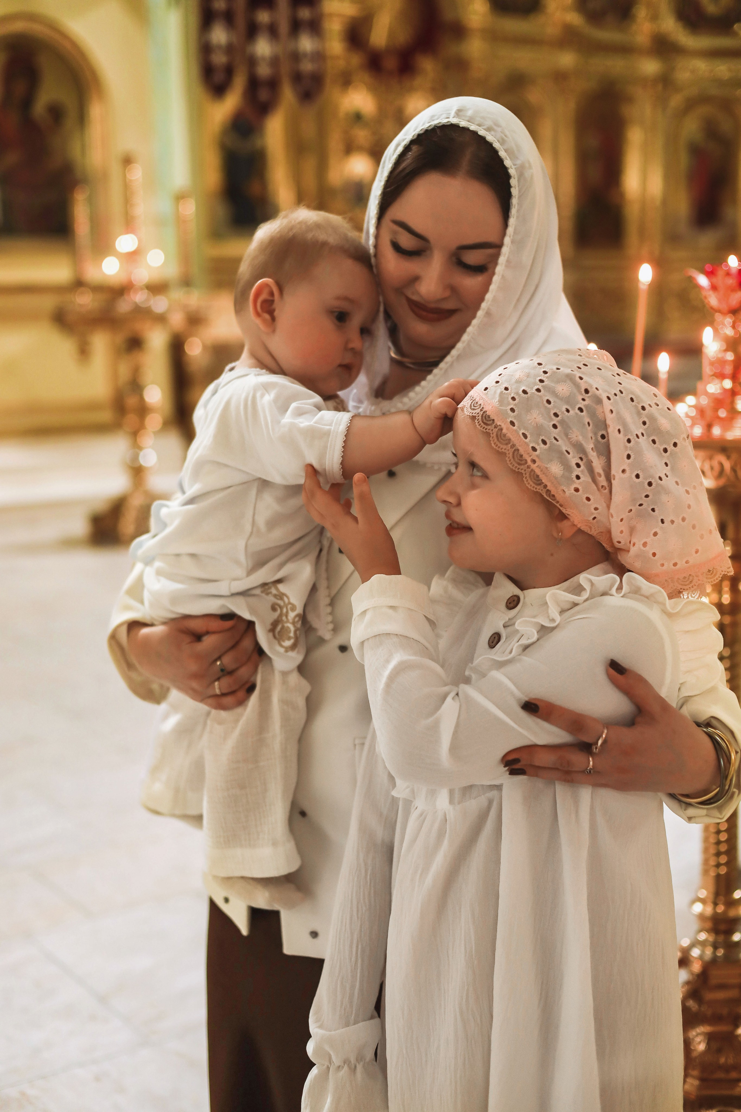 Таинство крещения. Фотограф новорожденных Саратов