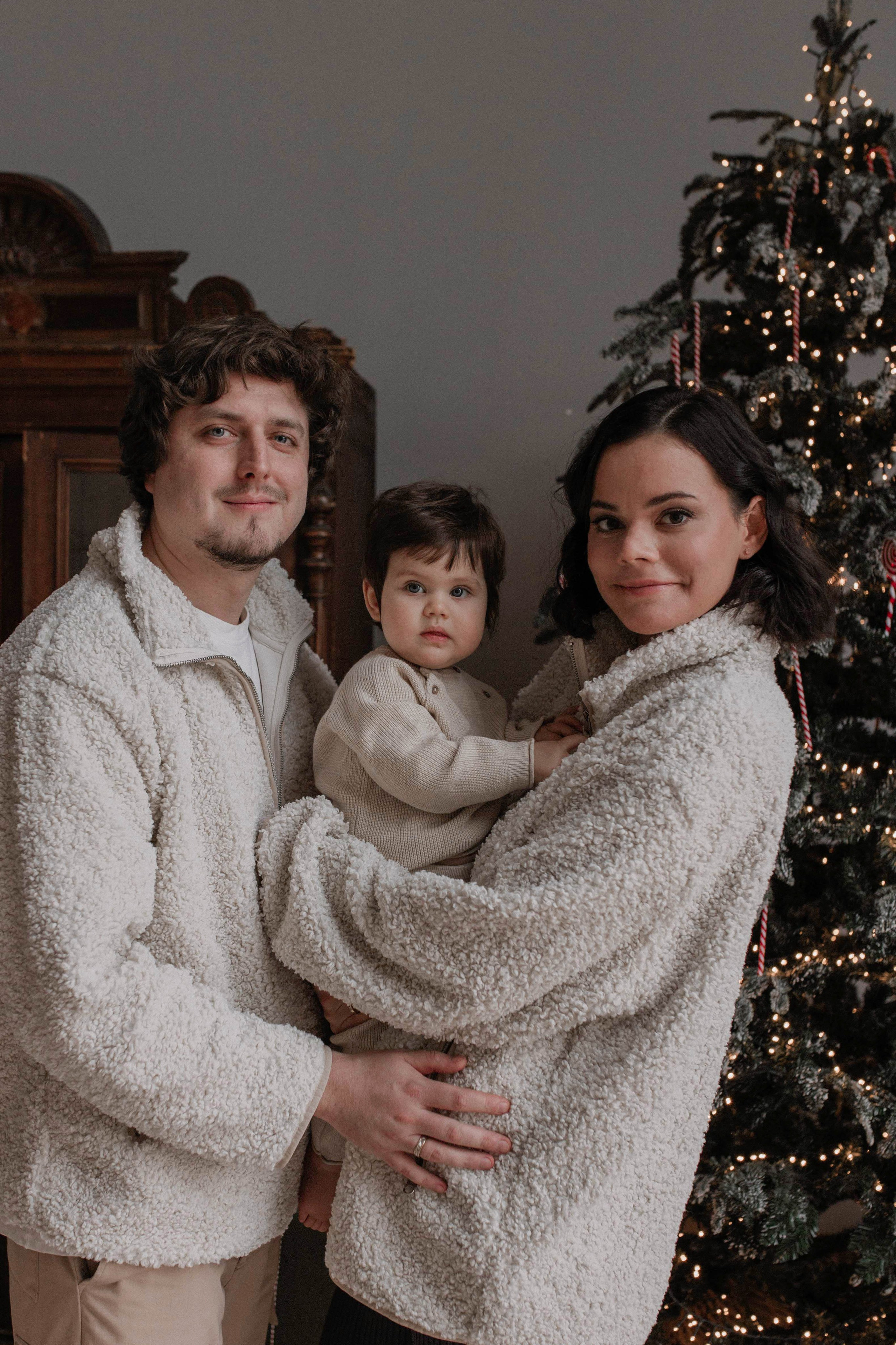 Новогодняя семейная. Детский и семейный фотограф, съемка новорожденных Москва