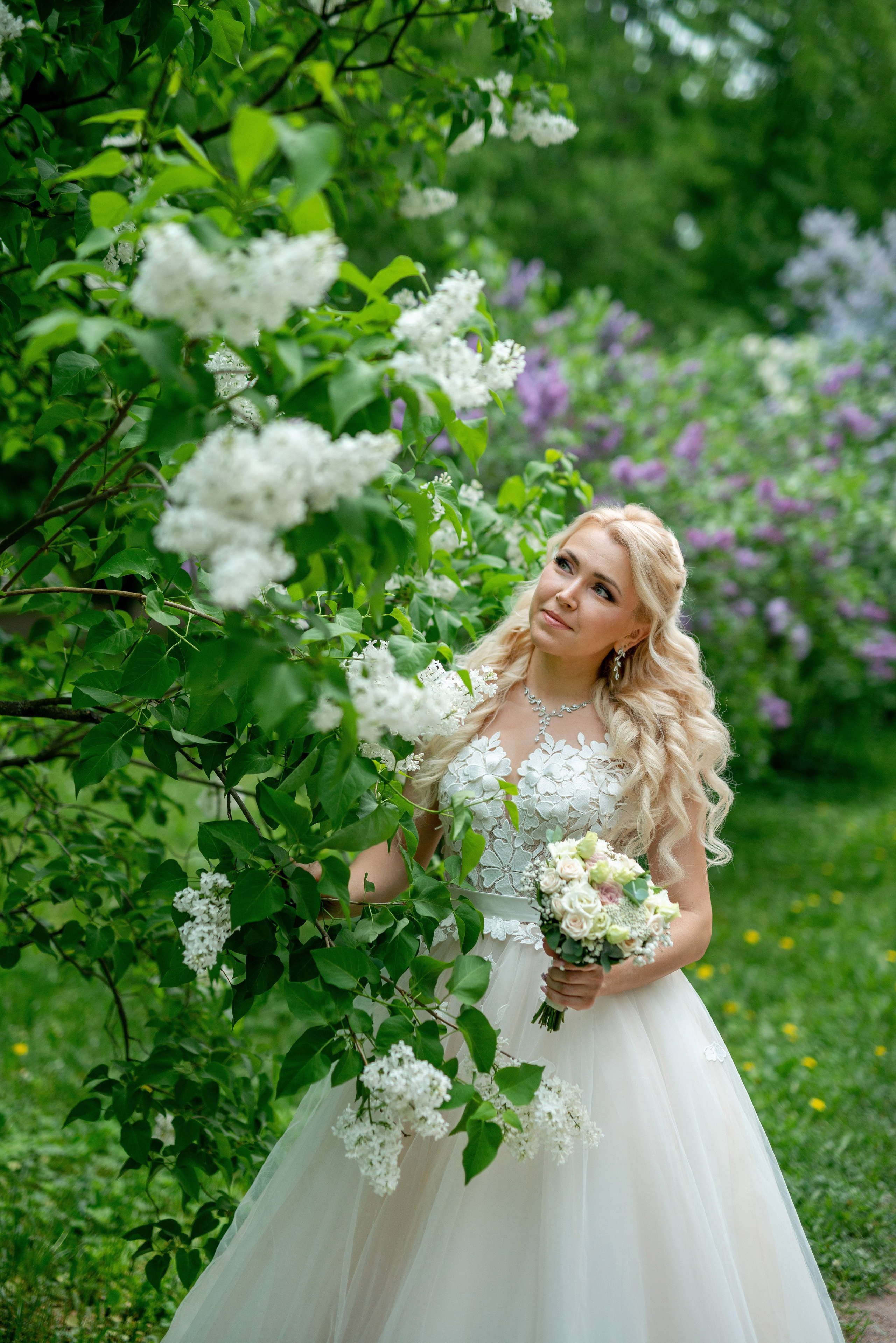 Евгения (фотосессия с малиновым chevrolet camaro, в сирени в Пушкине в Екатерининском парке). Портретный, семейный и свадебный фотограф в Санкт-Петербурге и в Пушкине Ширяев Денис